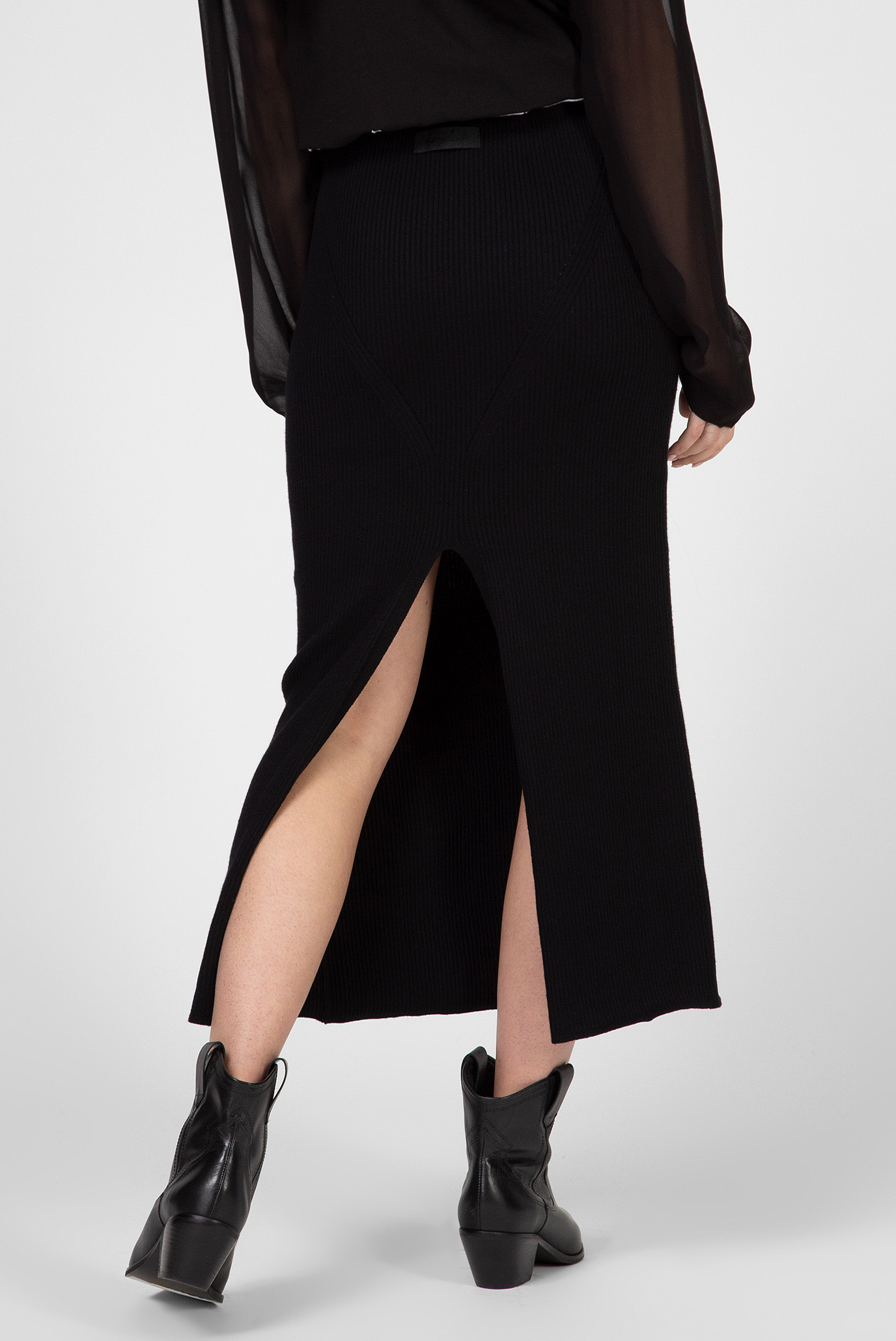 Женская черная юбка M-CLOCK GONNA 9