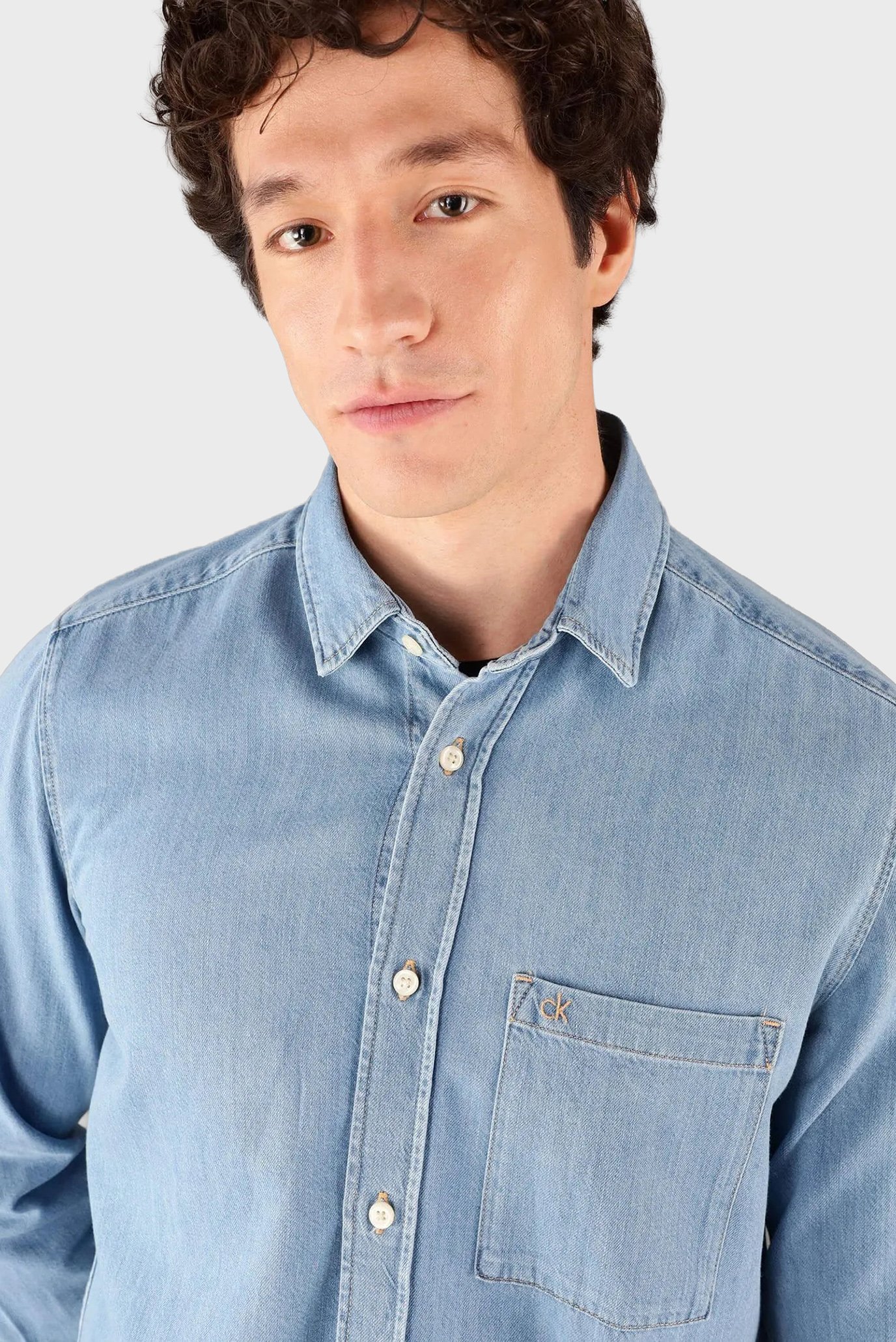 Рубашка LYOCELL BLEACHED BLUE L S SHIRT 4