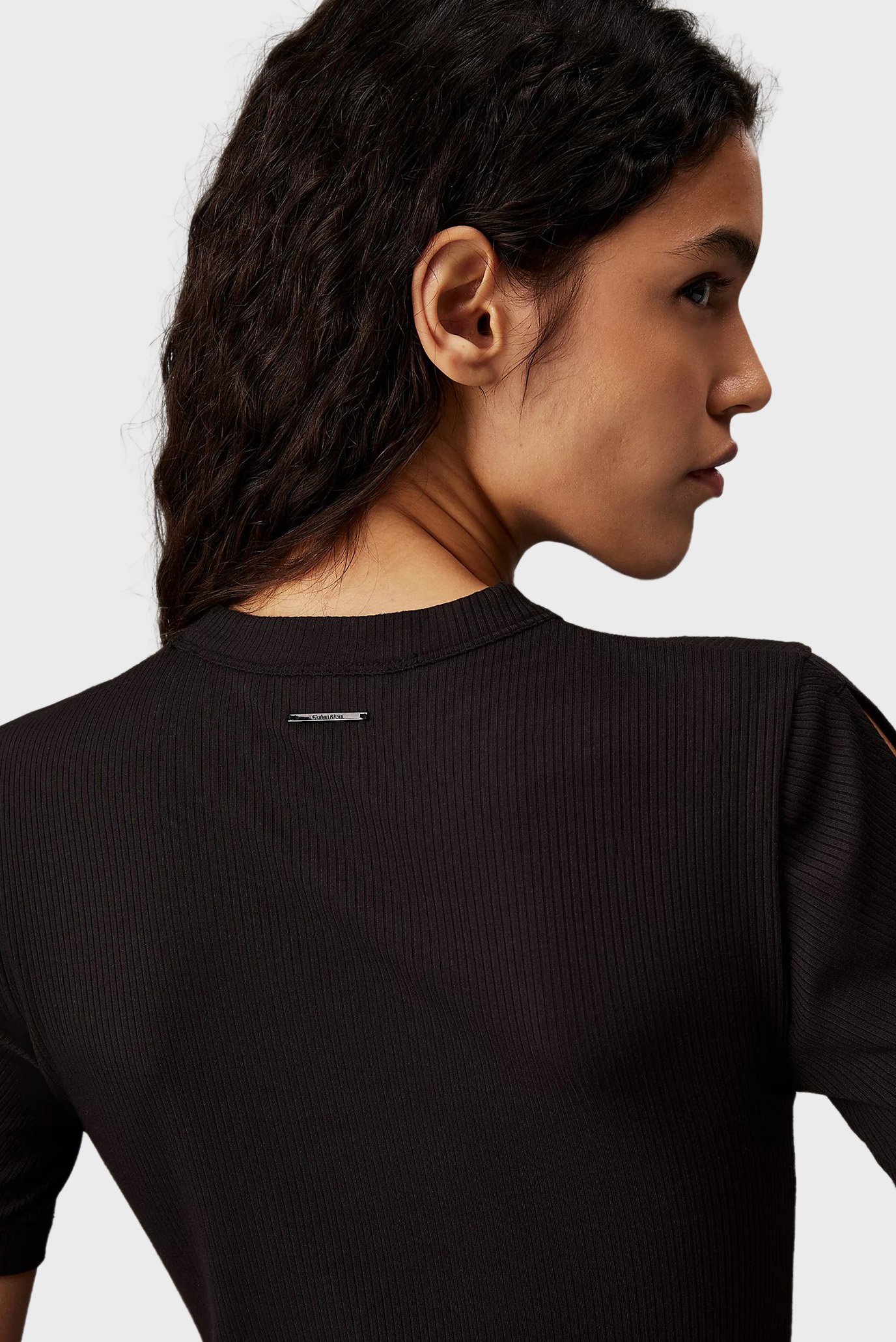 Футболка MODAL RIB SLIT DETAIL T-SHIRT SS 4