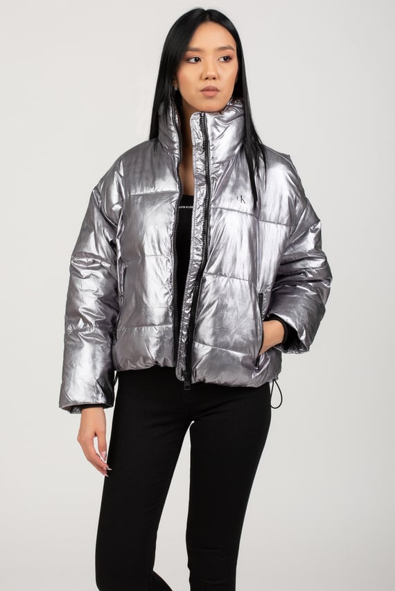 Куртка зимняя GUNMETAL SHORT OVERSIZED PUFFER