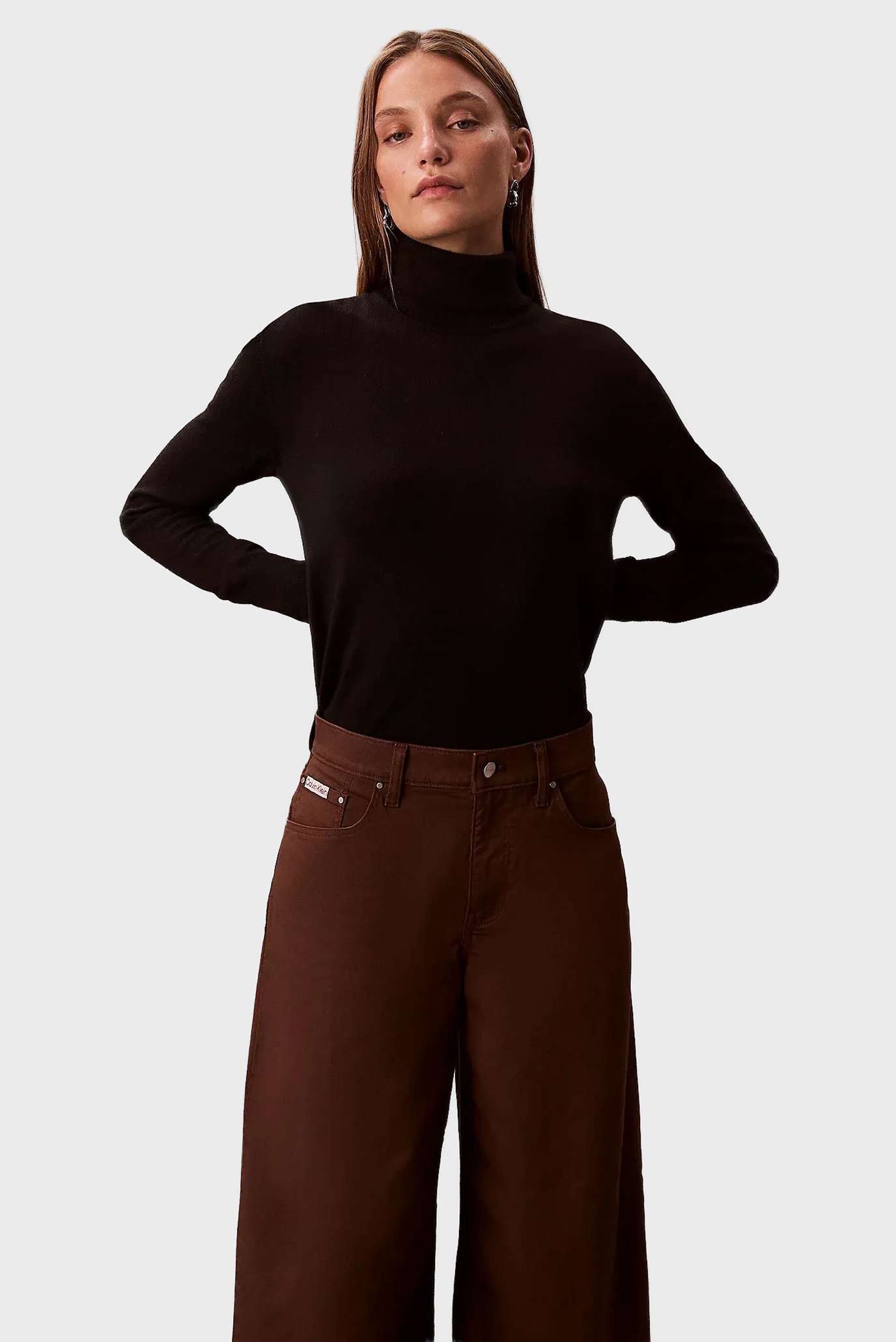 Штаны SUPER WIDE 5 PKT PANTCalvin Klein Jeans Штаны SUPER WIDE 5 PKT PANT 4