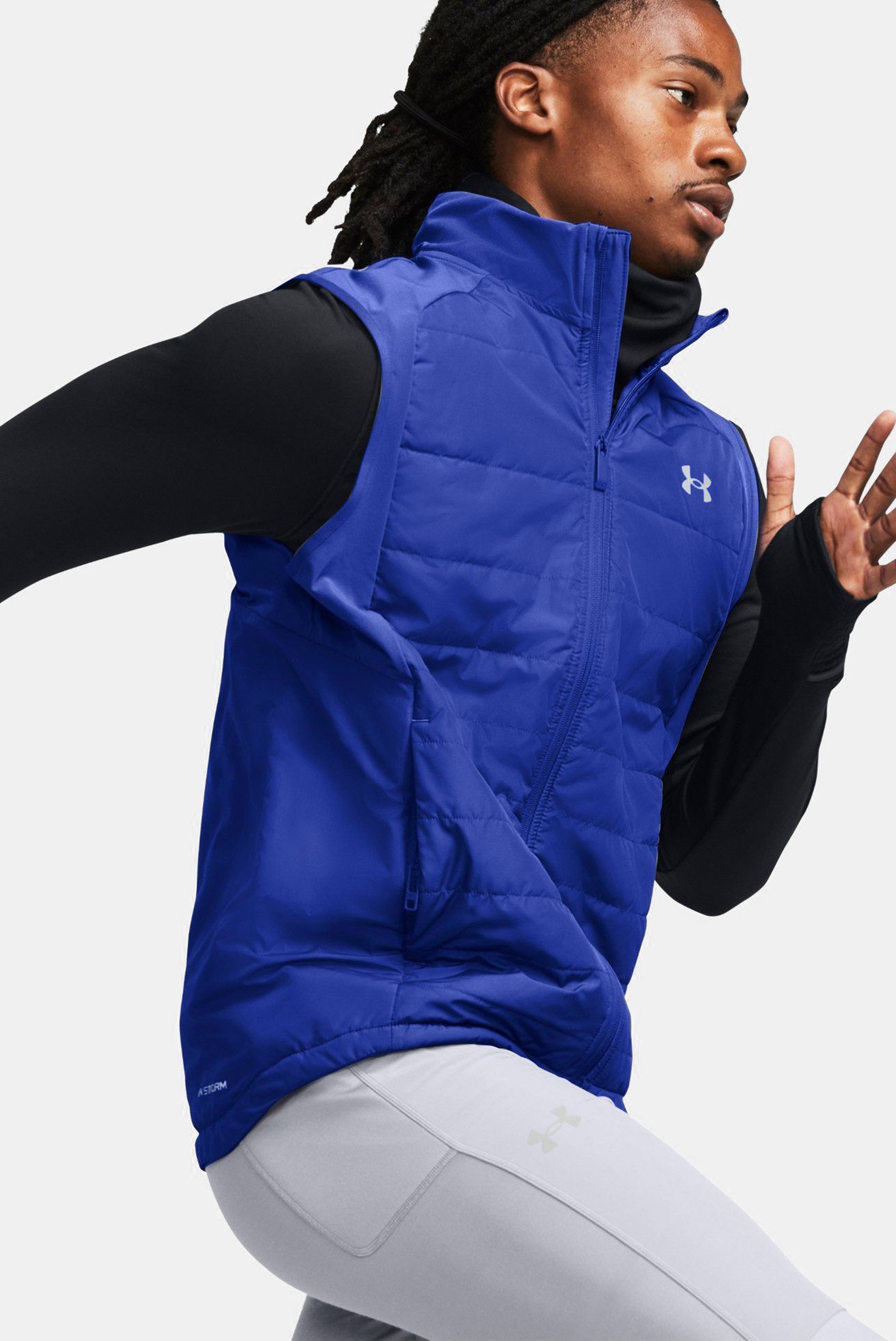 Мужской синий жилет UA STRM SESSION RUN VEST 4
