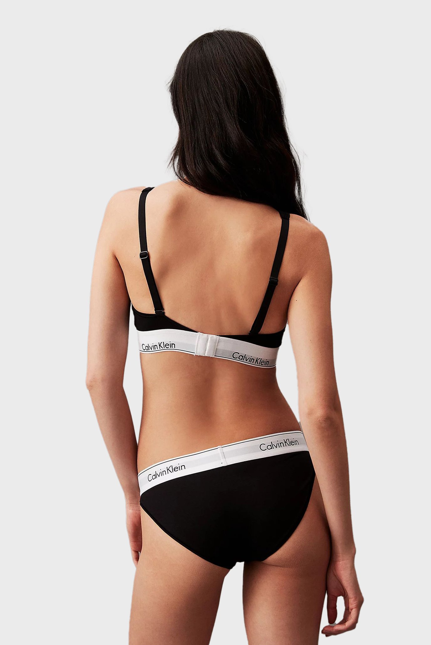 Женский черный топ LIGHTLY LINED BRALETTECalvin Klein Женский черный топ LIGHTLY LINED BRALETTE 4