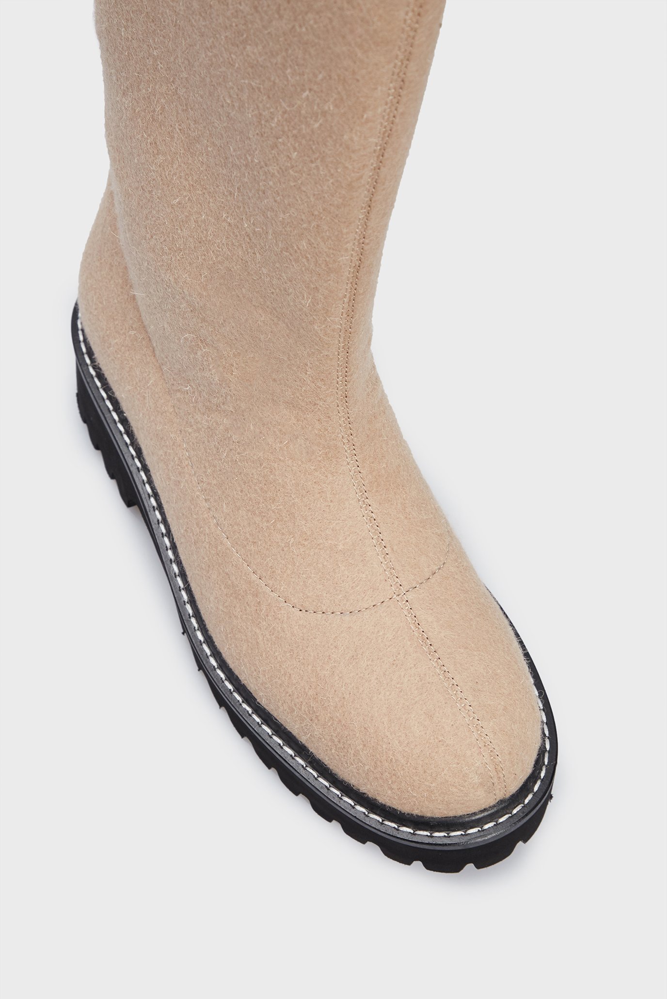 Женские бежевые сапоги Alisa 4