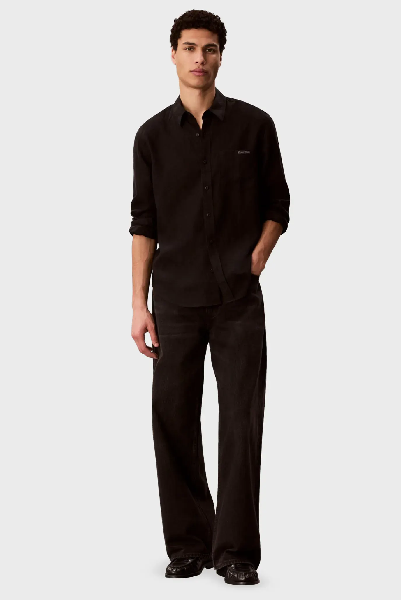 Рубашка LS SOLID CASUAL LINEN CLASSIC SH 2