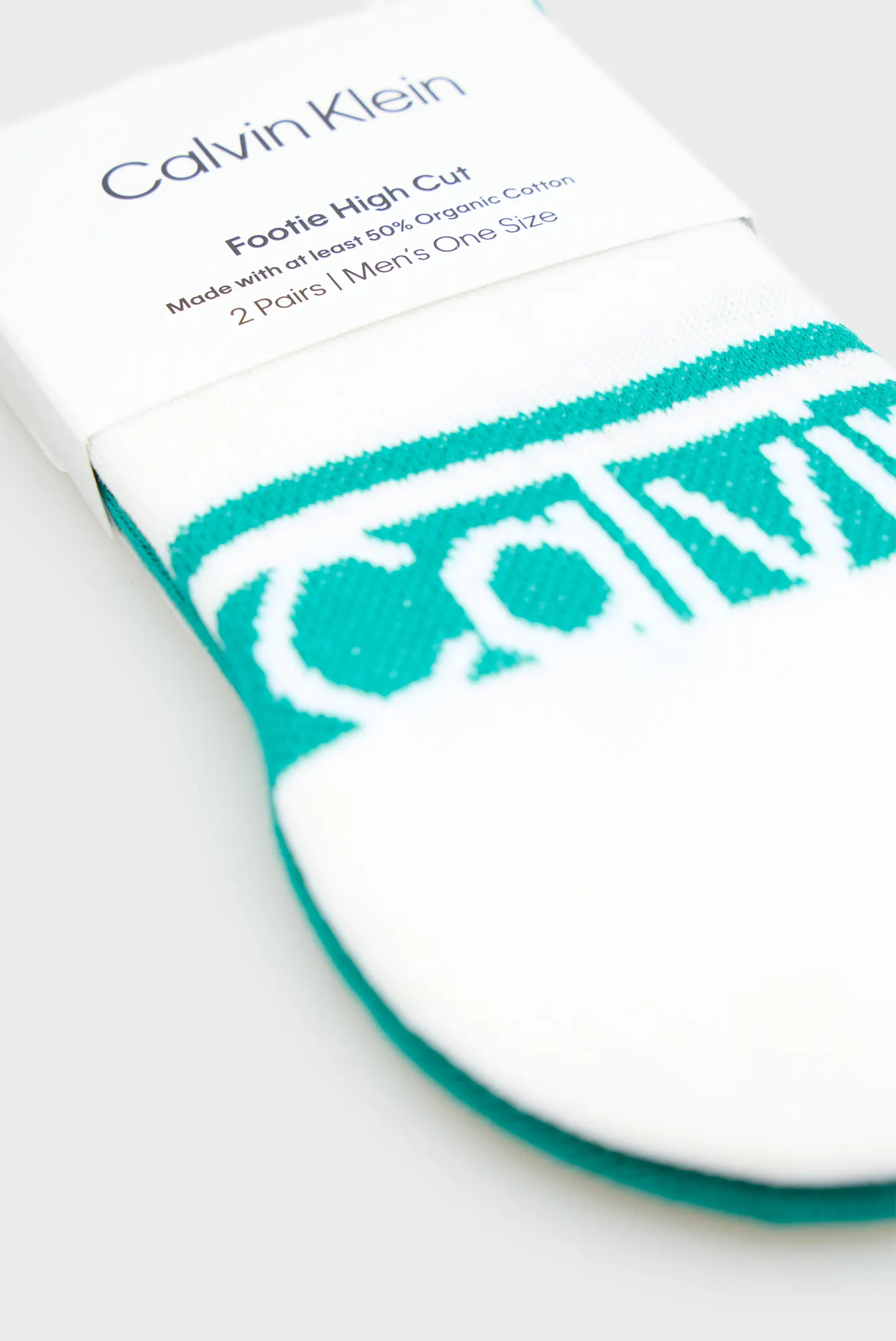 Следы CK MEN FOOTIE HC 2P LOGO STRIP 2