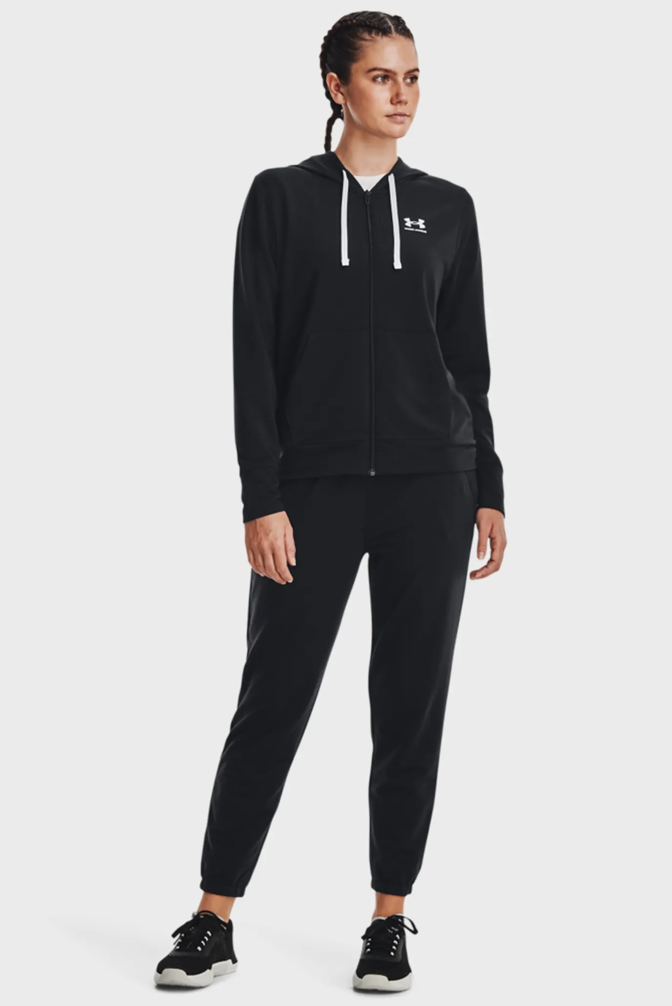 Женские черные спортивные брюки Rival Terry Jogger 8