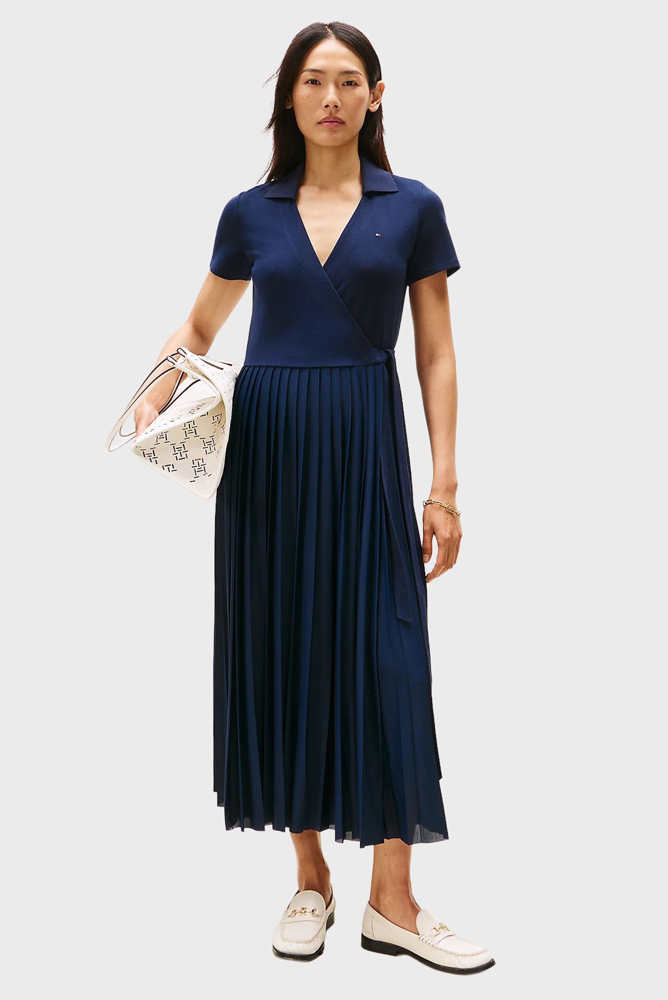 Платье 1985 PLEATED WRAP POLO DRS 1