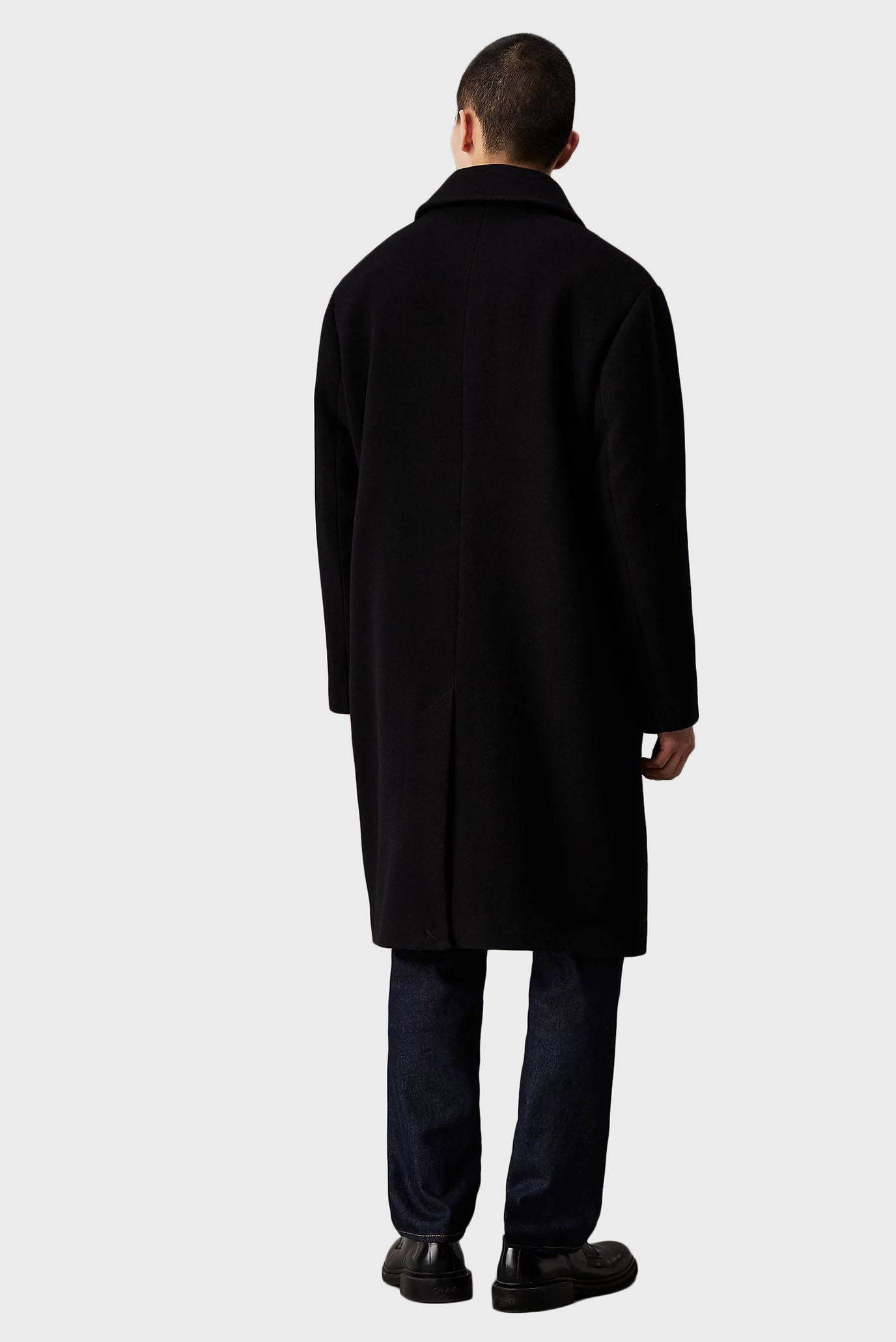 Calvin klein wool blend car coat best sale