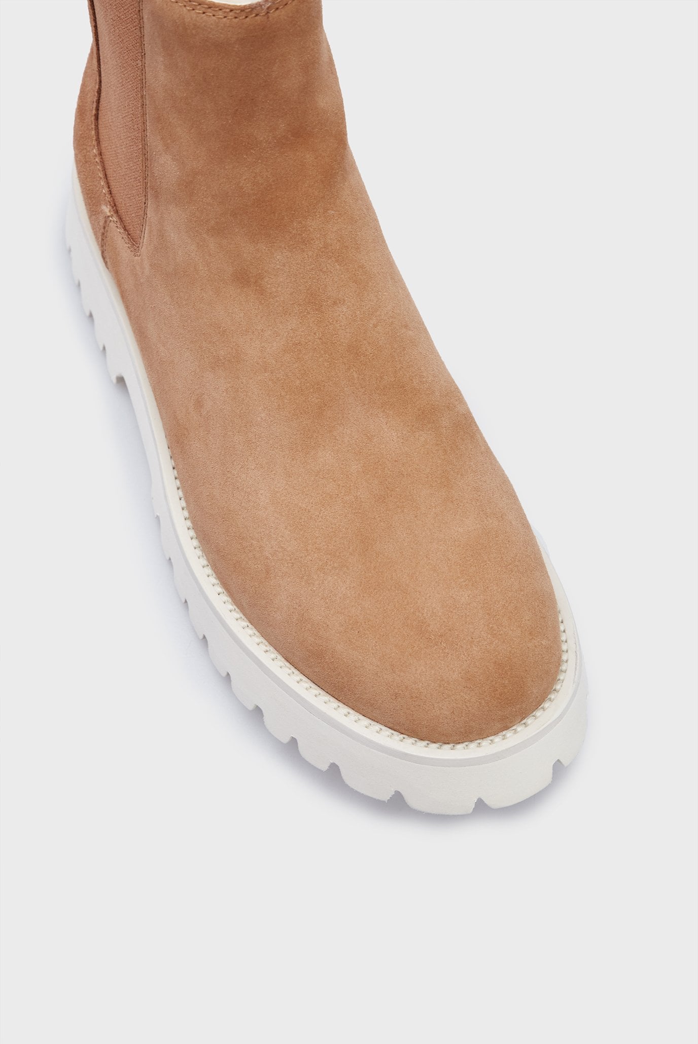 Женские рыжие замшевые сапоги Aragi 5