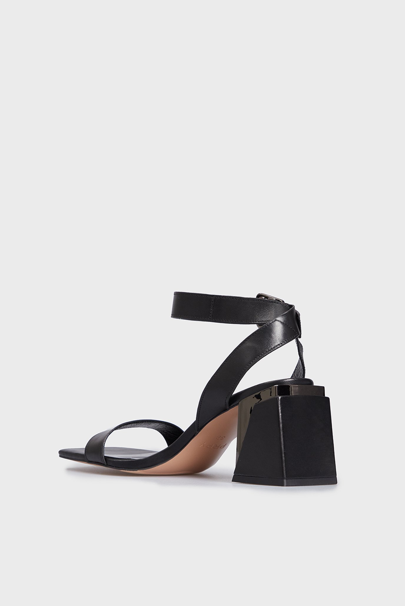 Женские черные кожаные босоножки GwendolynPRPY Женские черные кожаные босоножки Gwendolyn 5