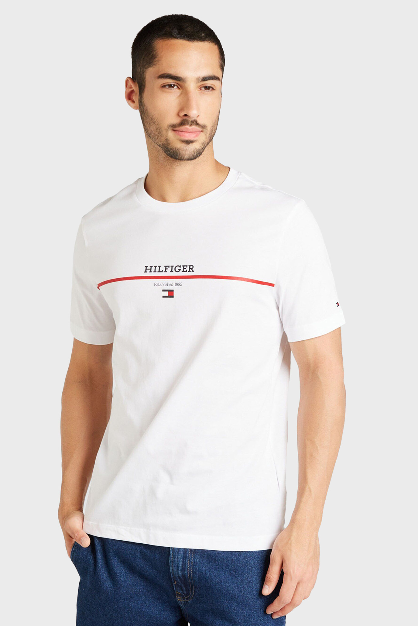 Футболка/HILFIGER STRIPE TEE 1