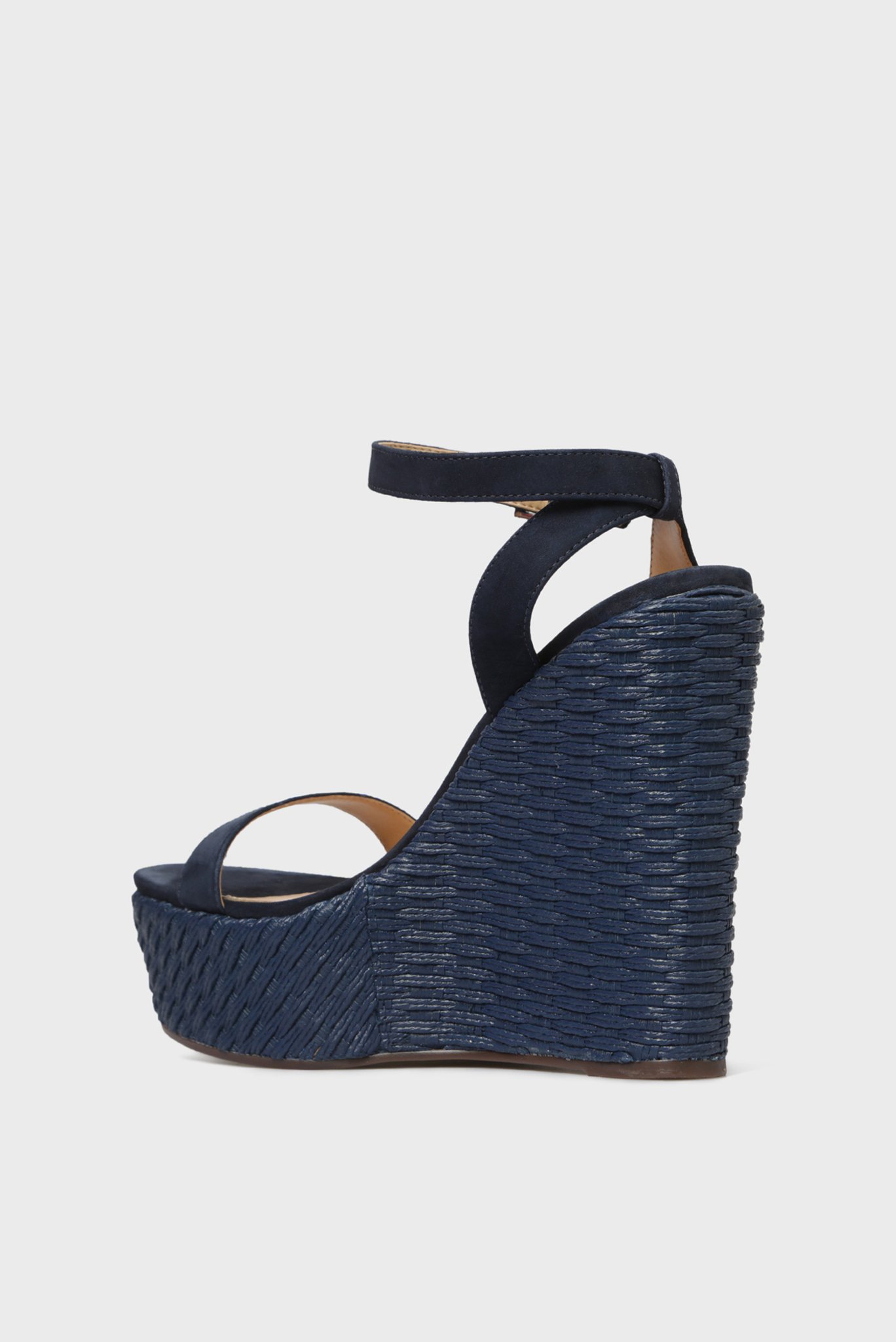 Женские синие кожаные босоножкиSchutz Женские синие кожаные босоножки 4