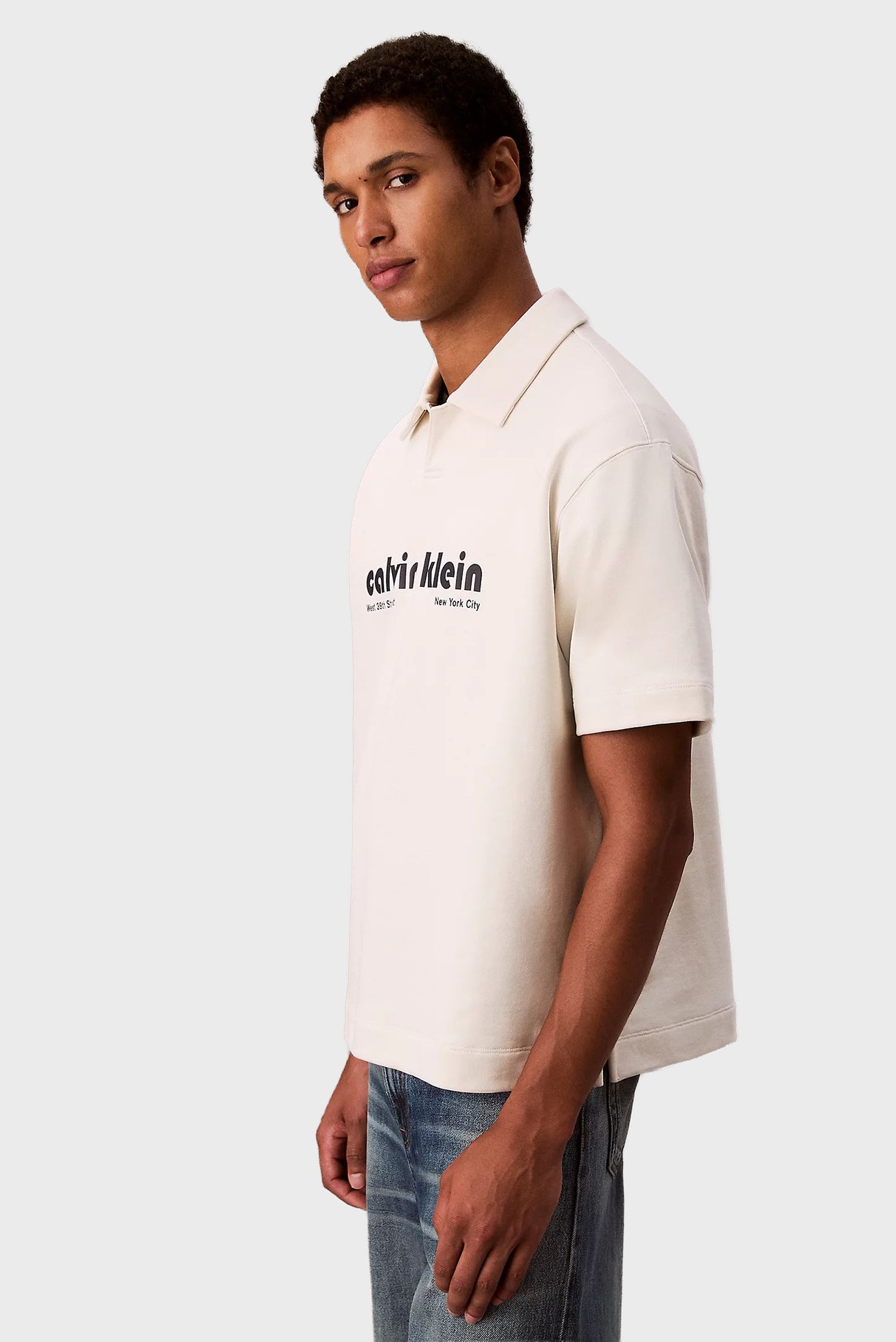 Поло/SS PREMIUM TERRY RELAXED POLOCalvin Klein Jeans Поло/SS PREMIUM TERRY RELAXED POLO 4