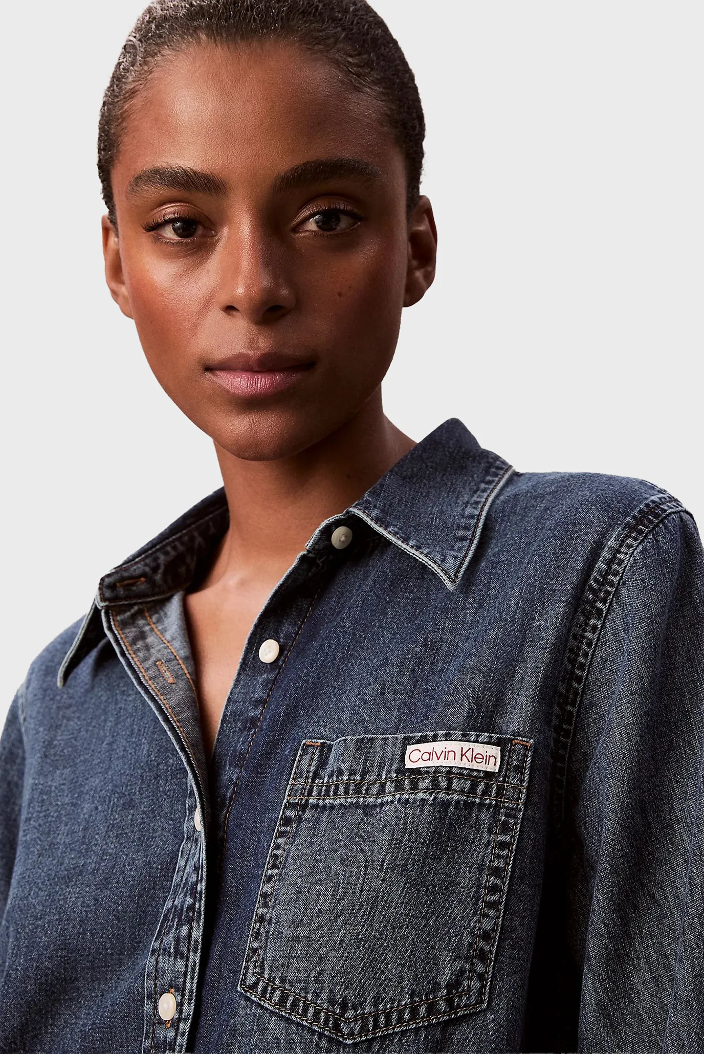 Рубашка LS CLASSIC DENIM SHIRT BLUE WHAR 5