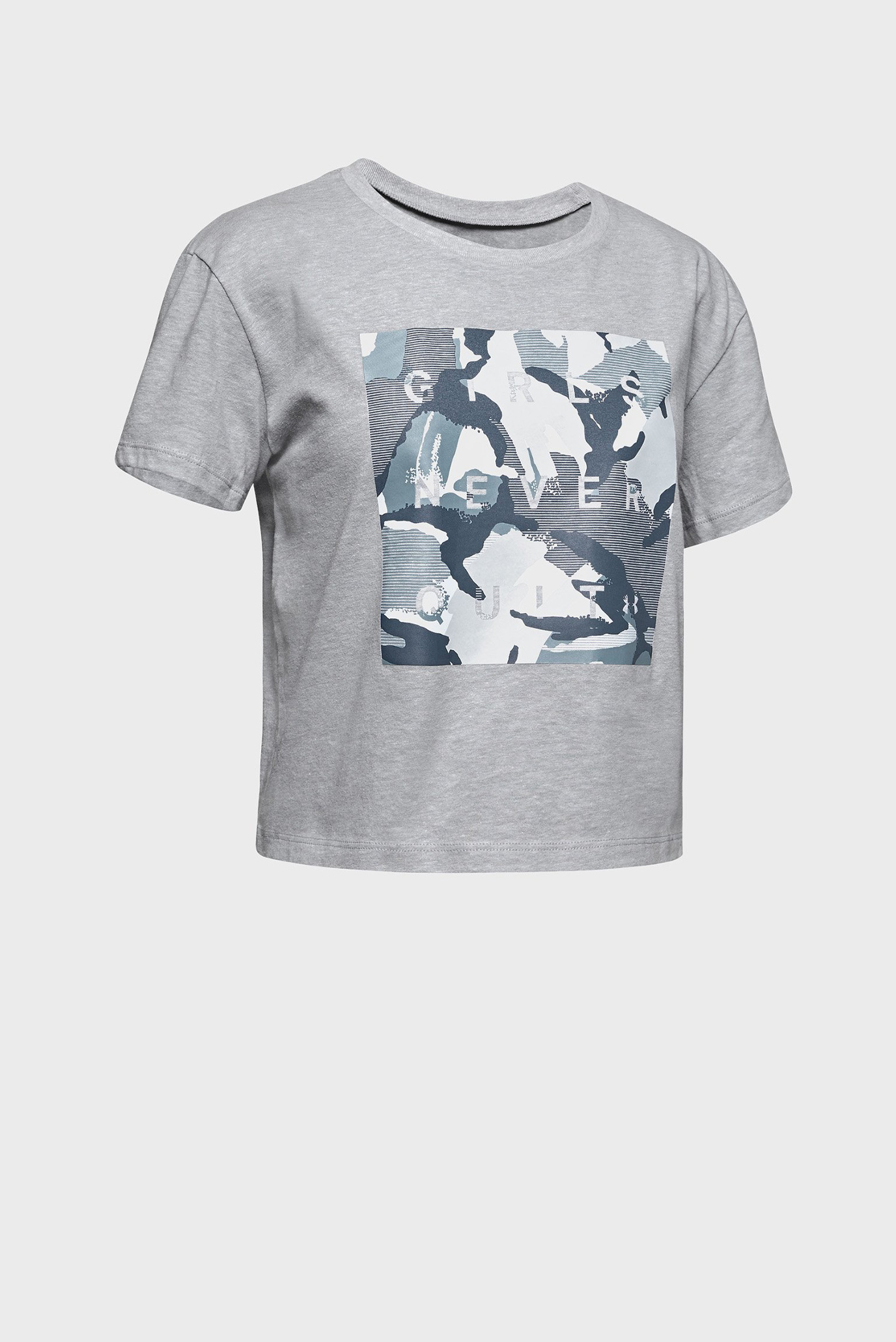 Детская серая футболка Rival Print Fill SS-GRY Under Armour Детская серая футболка Rival Print Fill SS-GRY 3