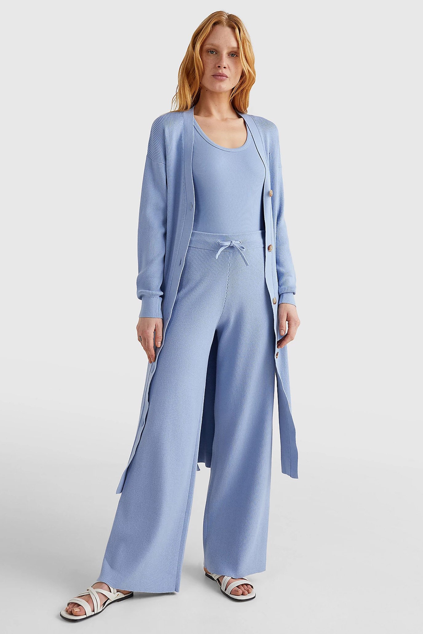 Штаны SOFT RIB WIDE LEG PANT 2