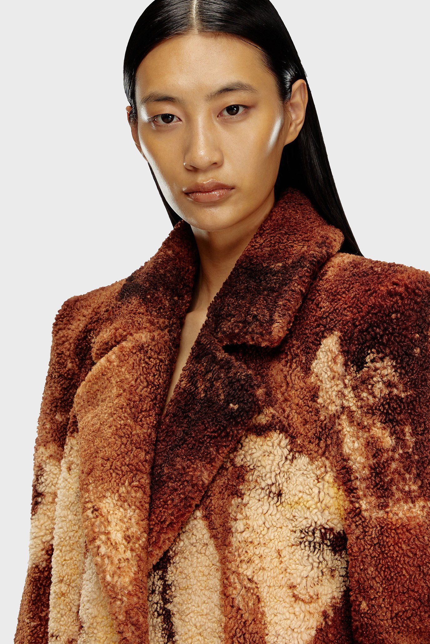 Женская коричневая шуба W-ILLOW GIACCA 4