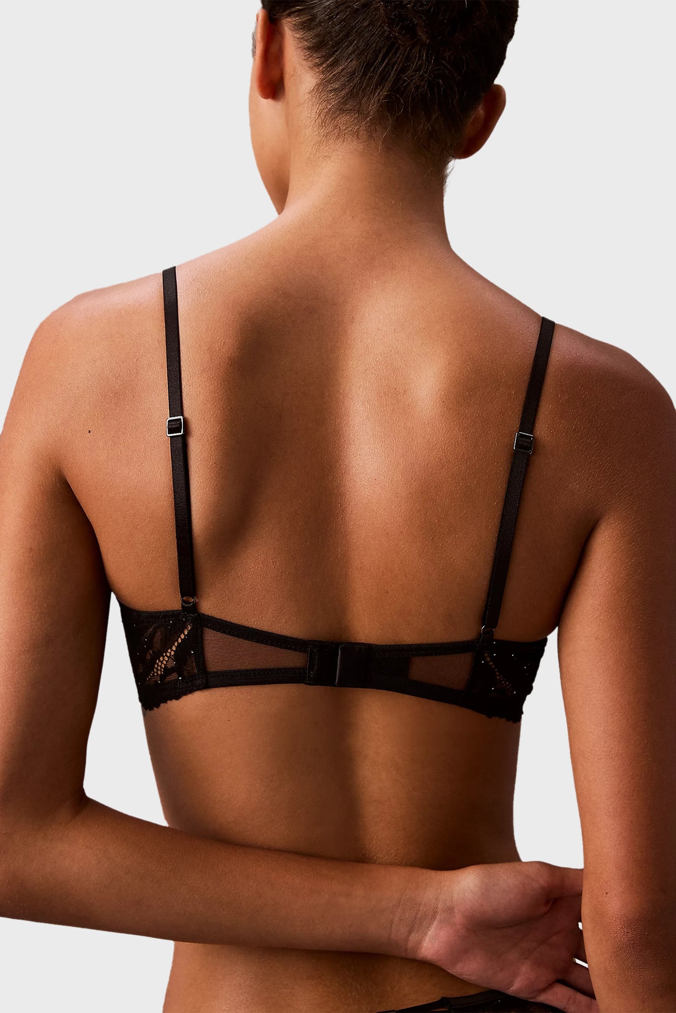 Женский черный бюстгальтер UNLINED BALCONETTE 3