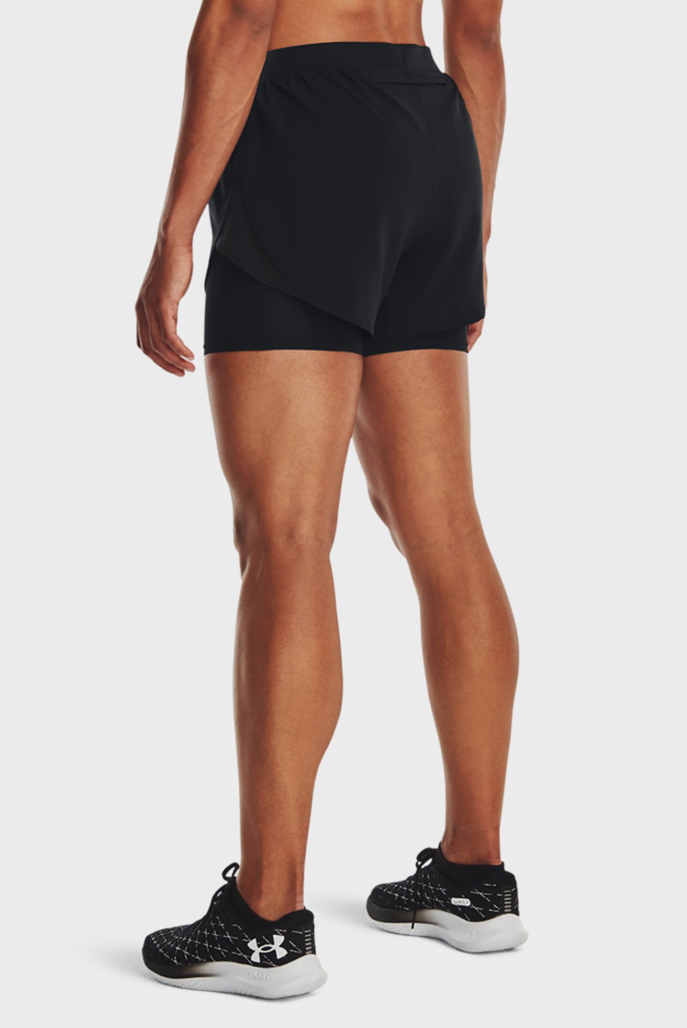 Женские черные шорты UA Fly By Elite 2-in-1 Short 11