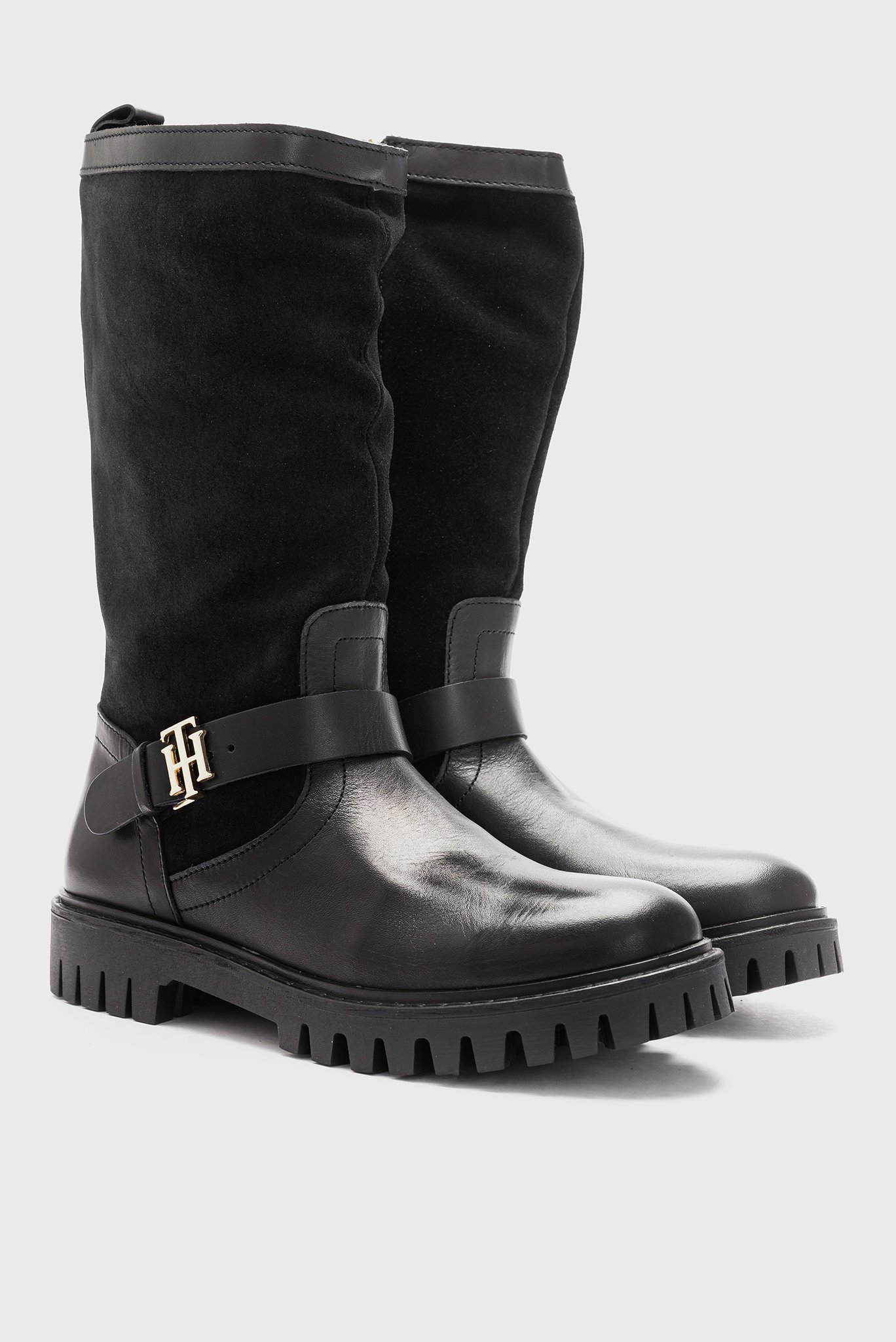 Сапоги TH HARDWARE MATERIAL MIX BOOT Tommy Hilfiger Сапоги TH HARDWARE MATERIAL MIX BOOT 3