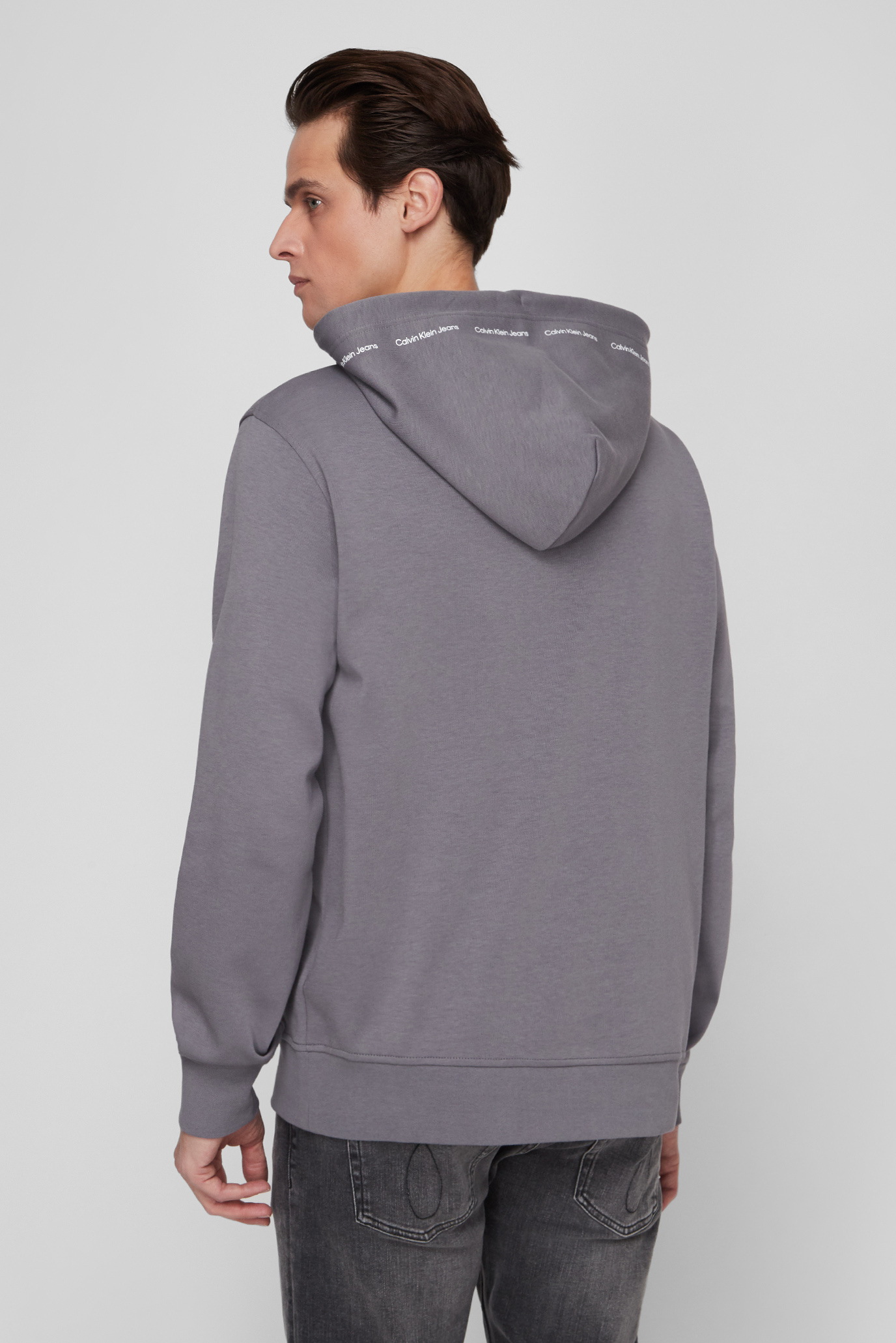 Мужское серое худи 6