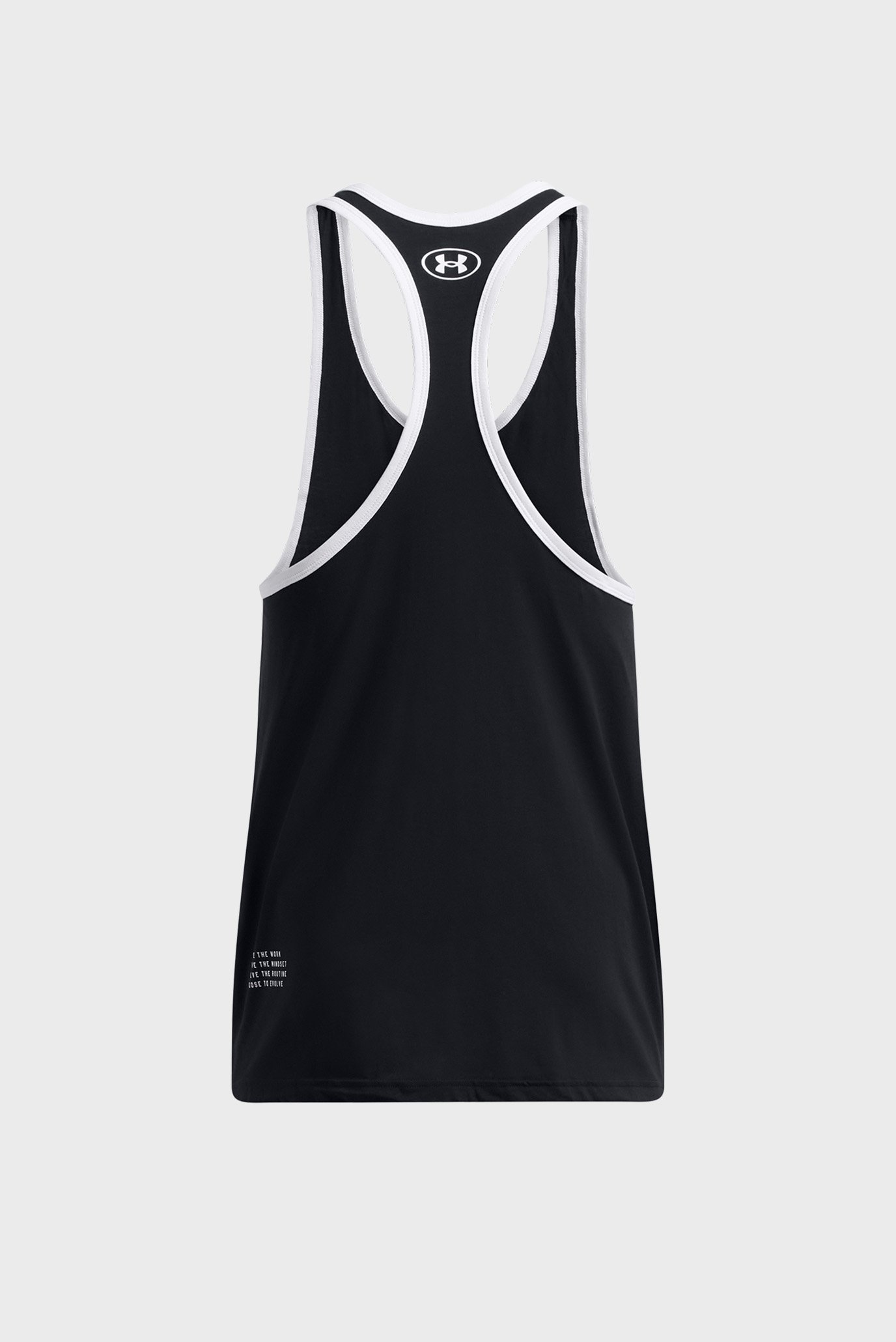 Мужская черная майка UA Pjt Rck Racer Tank BOH 4