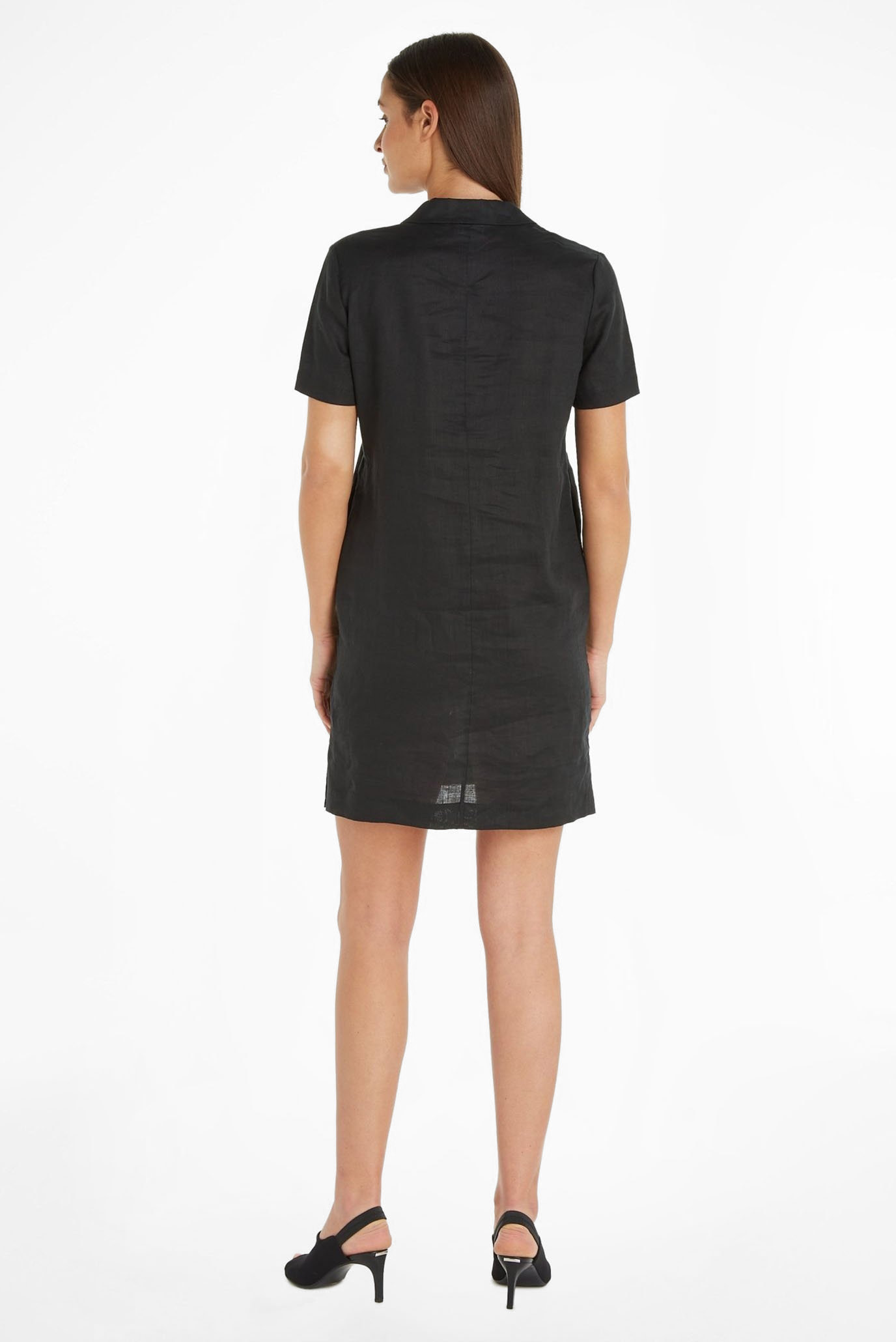 Платье LINEN SHORTSLEEVE  MINI DRESS 8