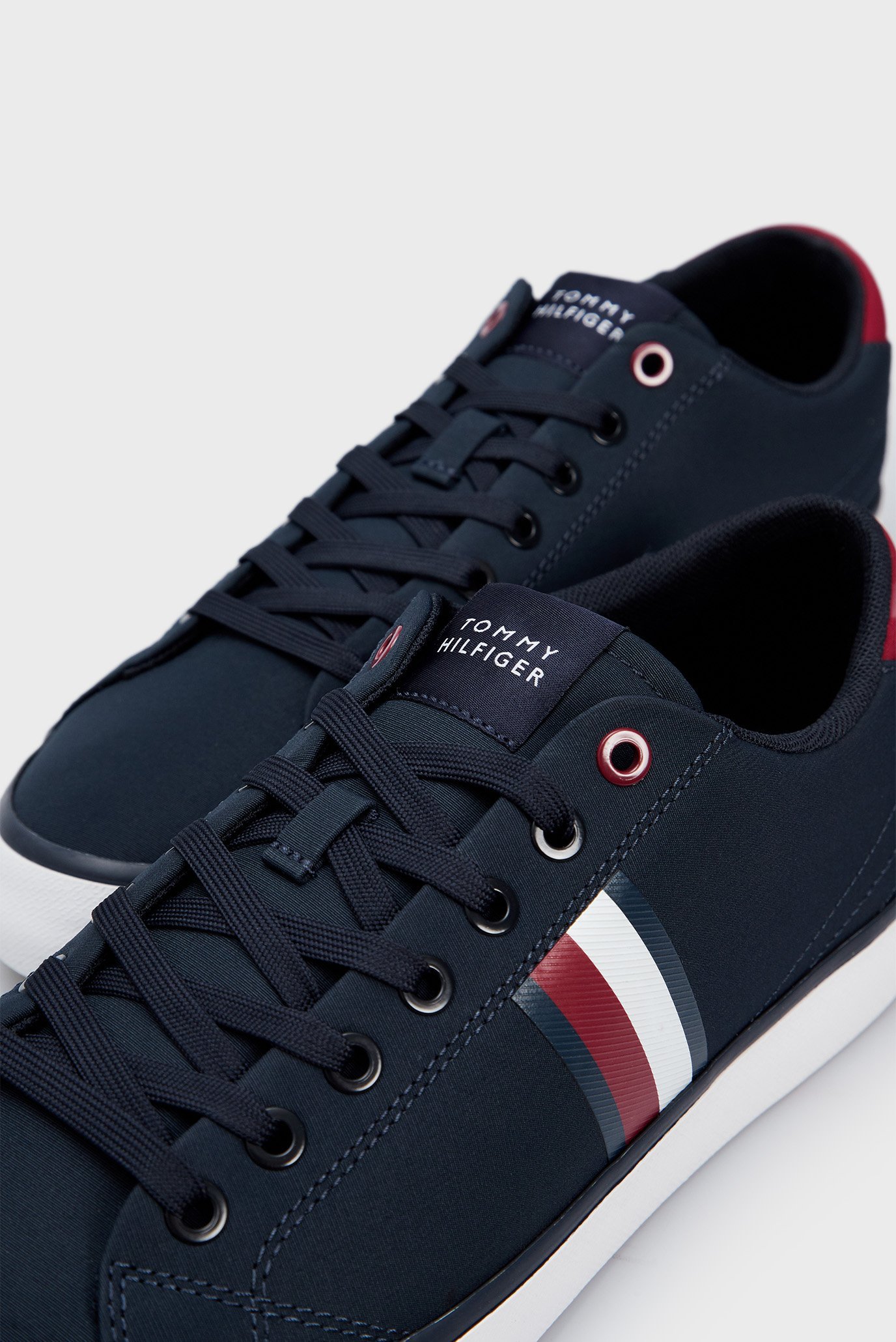 Мужские темно-синие кеды TH HI VULC LOW STRIPES MESH 2