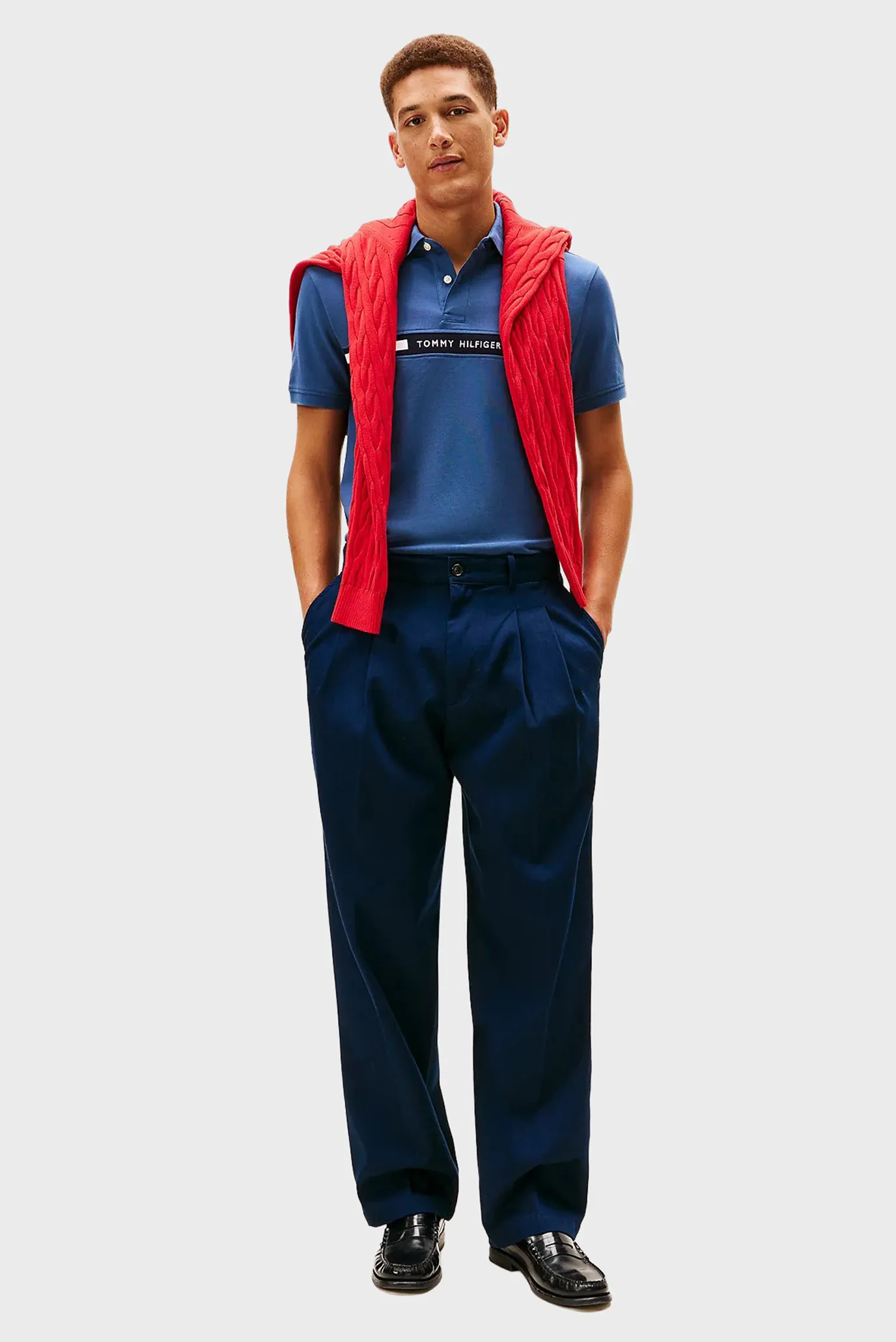 Поло HILFIGER CHEST INSERT REG POLO 2