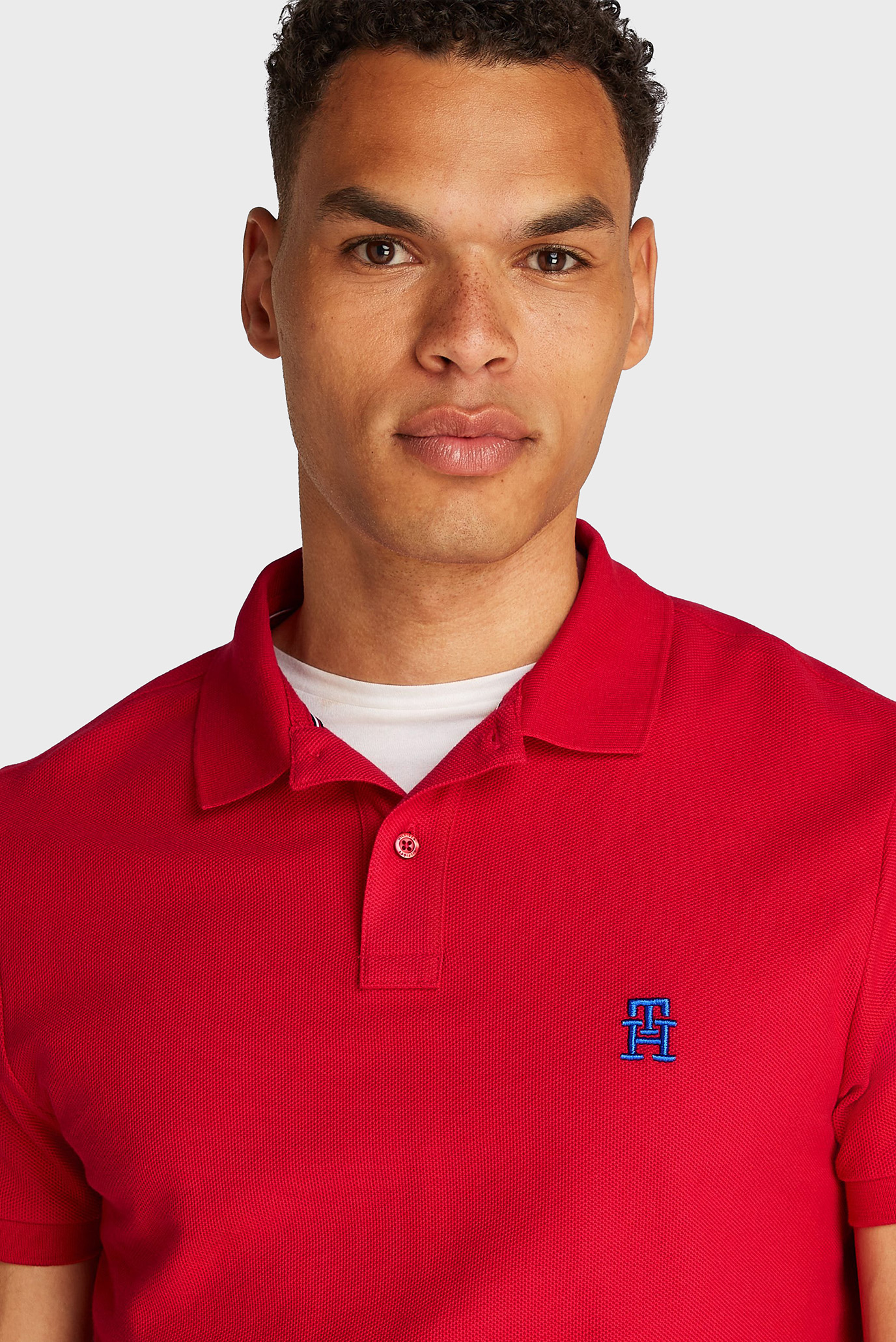 Мужское красное поло IMD REG 4
