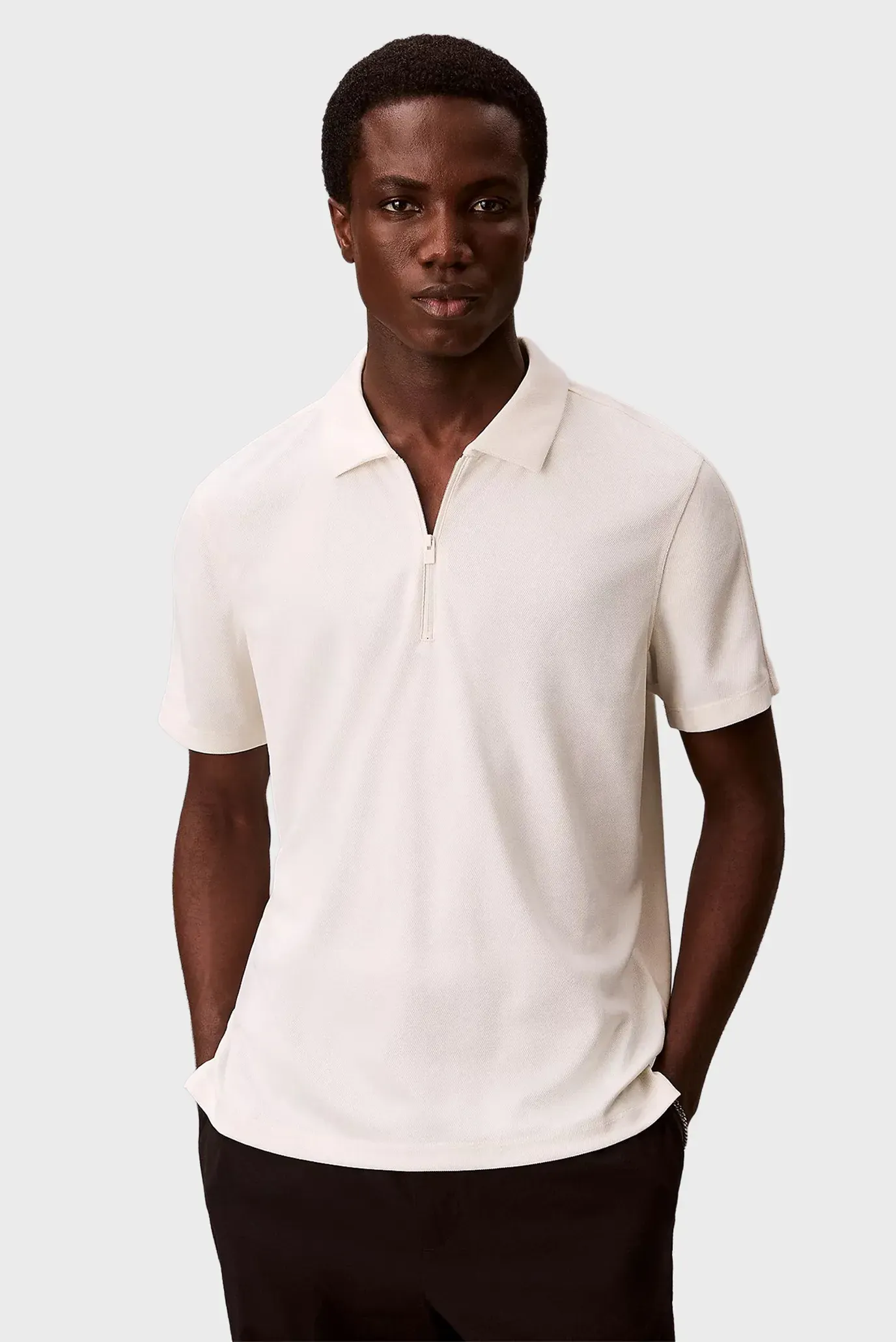 Поло SS SLIM STRETCH MESH PIQUE POLO 1