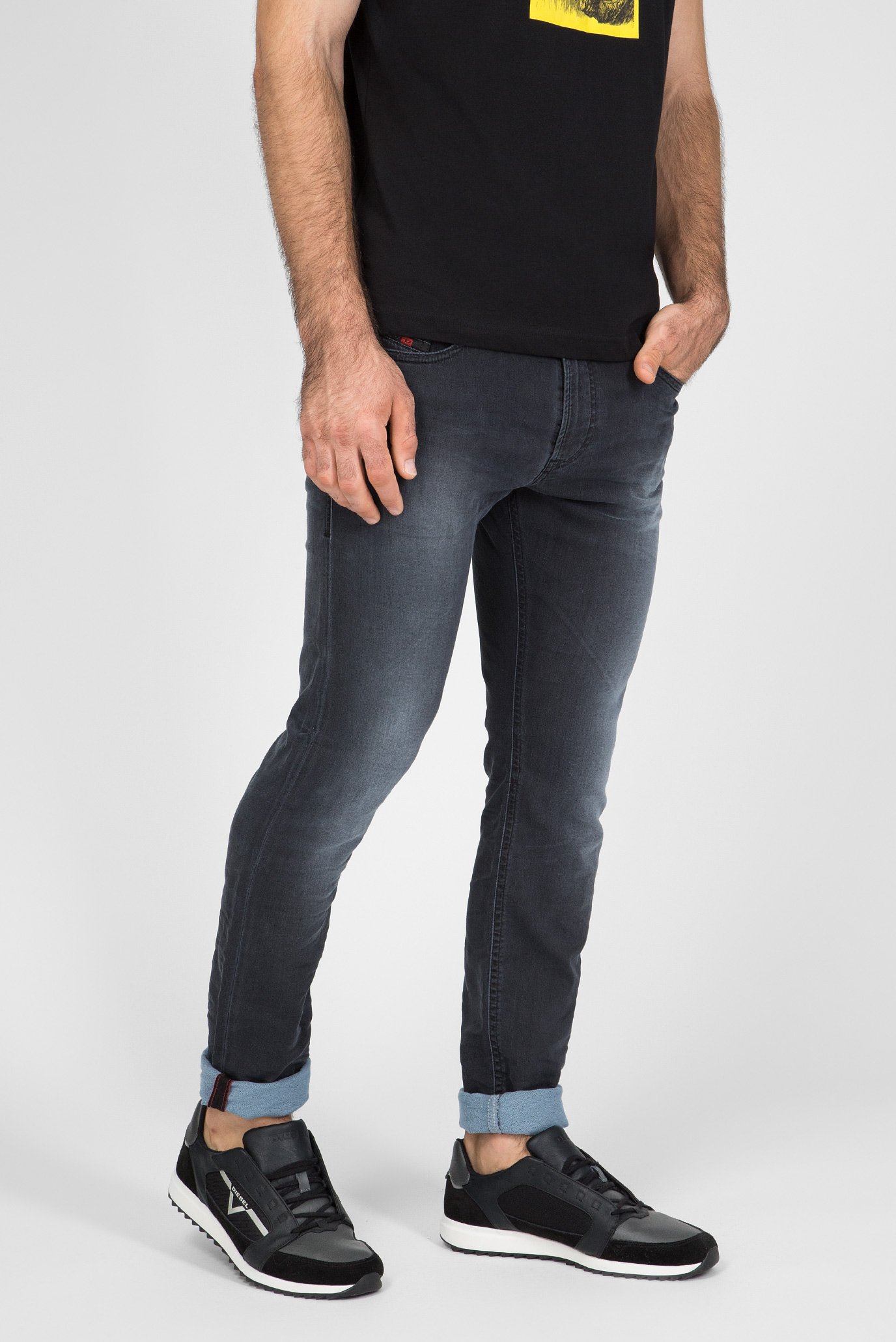 Мужские темно-синие джинсы THOMMER CB-NE Sweat jeans 2