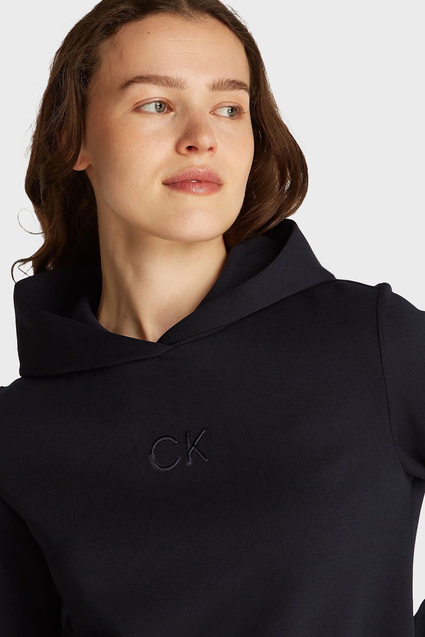 Худи SATIN CK REGULAR HOODIECalvin Klein Худи SATIN CK REGULAR HOODIE 2