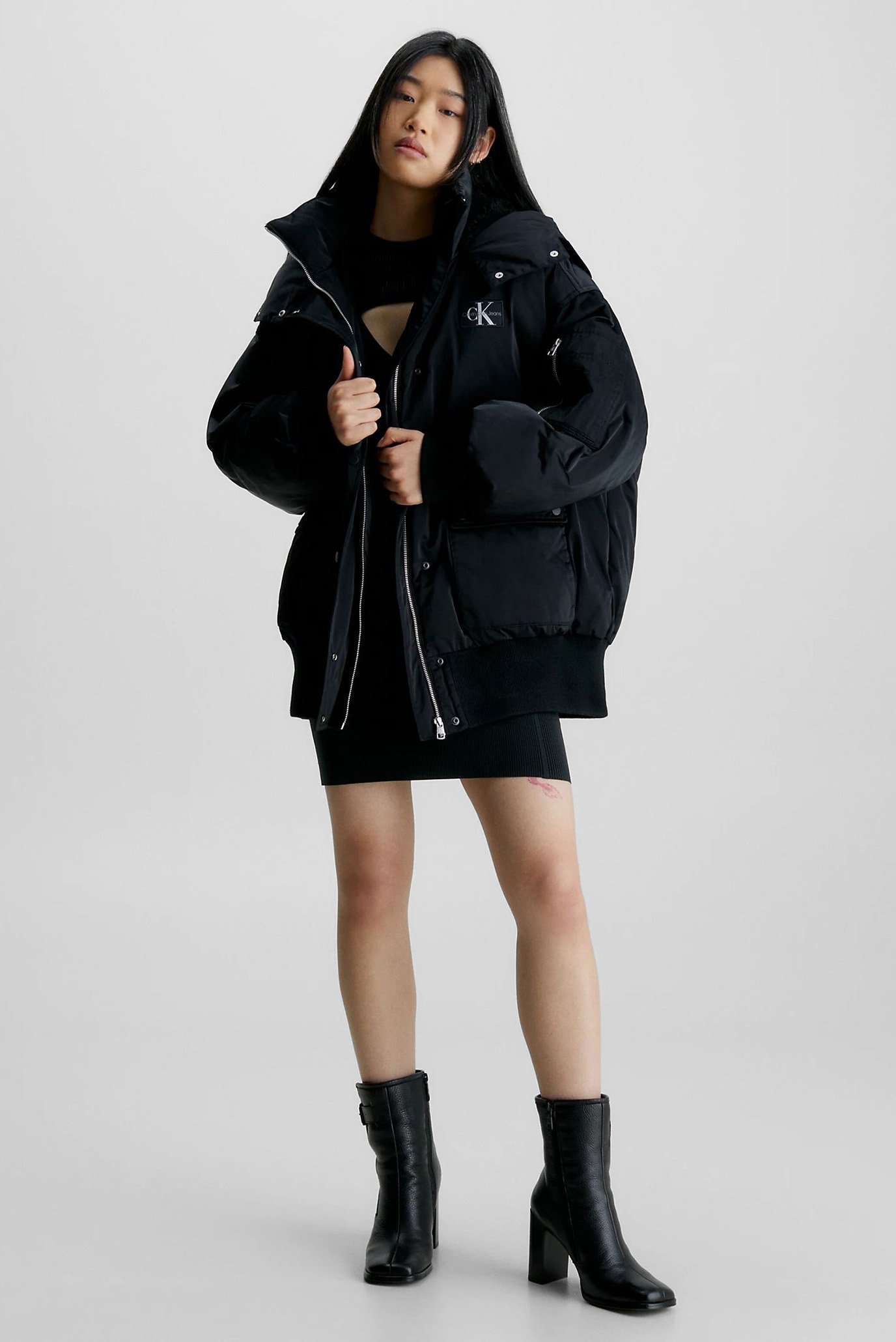 Куртка демисезонная ARCHIVAL OVERSIZED HOODED BOMBER 2