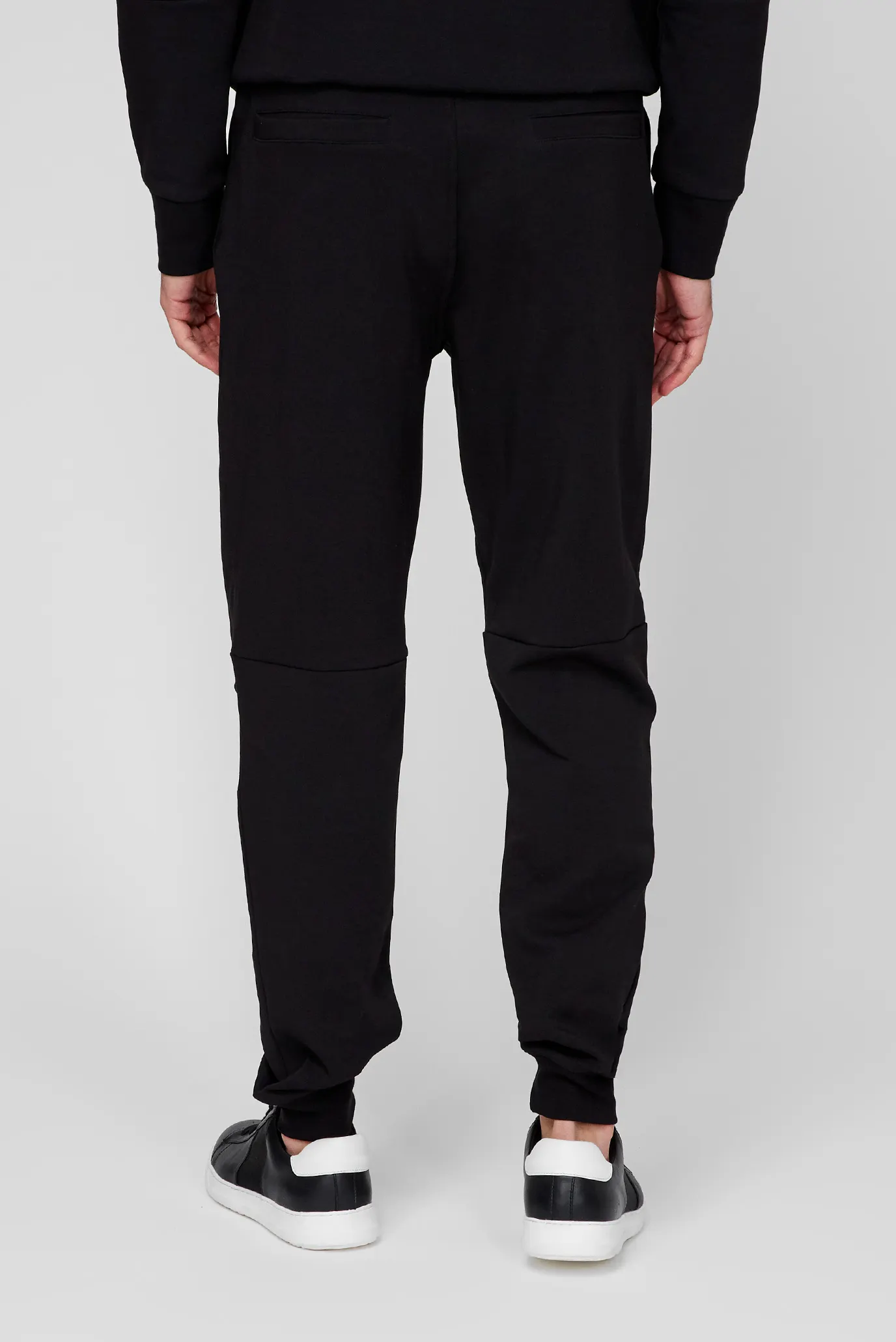Мужские черные спортивные брюки 7