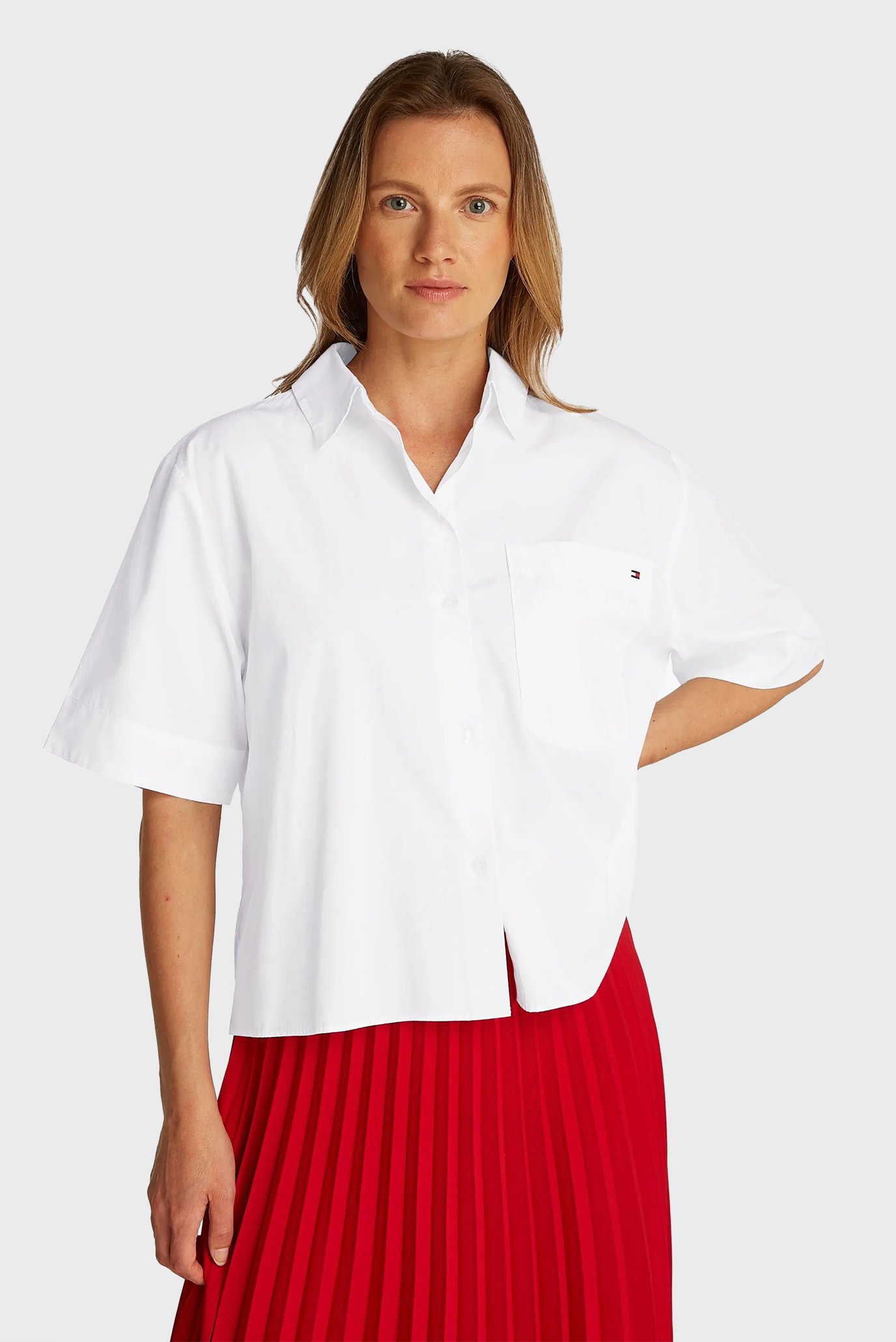 Рубашка с коротким рукавом POPLIN BOXY SHORT S S SHIRT 1