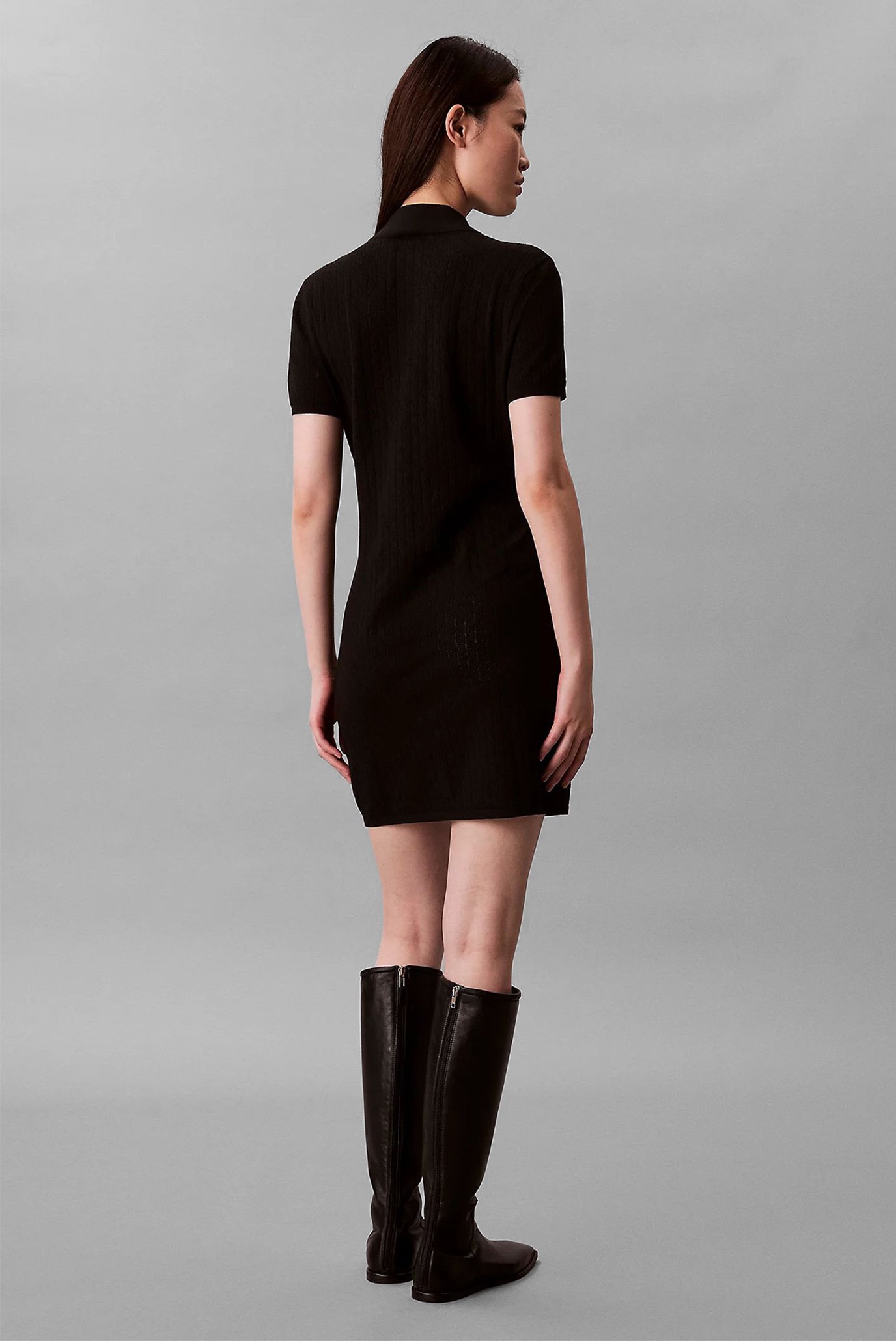 Платье Sporty 1 4 Zip Mini Sweater Dres 3