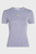 Женская сиреневая футболка WASHED WOVEN LABEL RIB FIT TEE