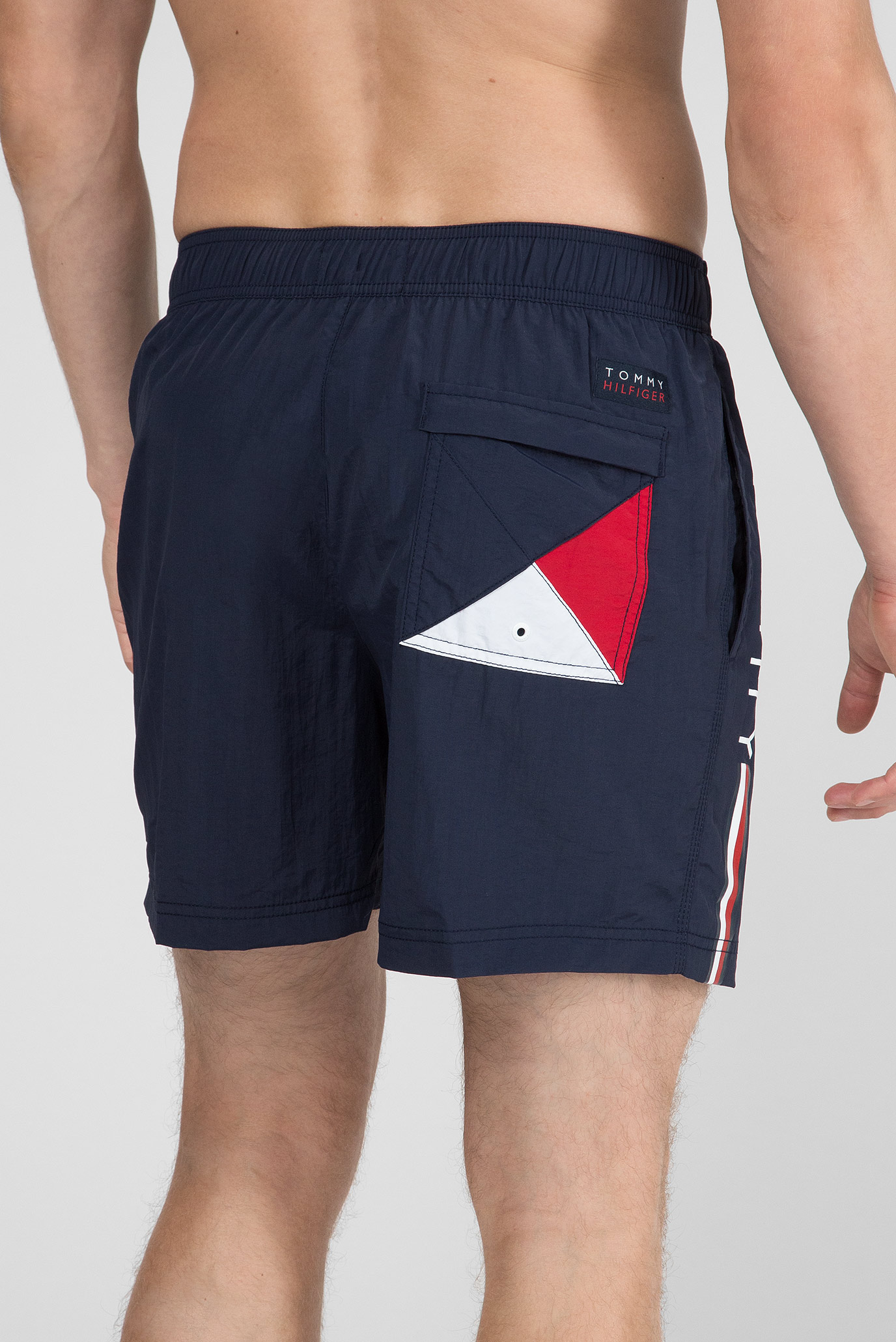 Мужские темно-синие плавательные шорты 5