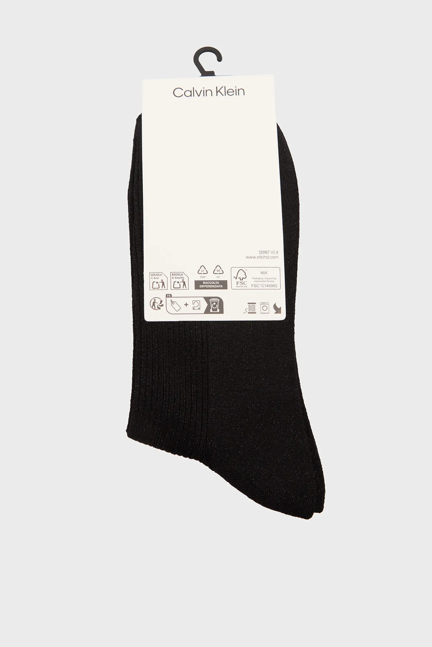 Носки CK WOMEN SHORT SOCK 1P LUREX R 3