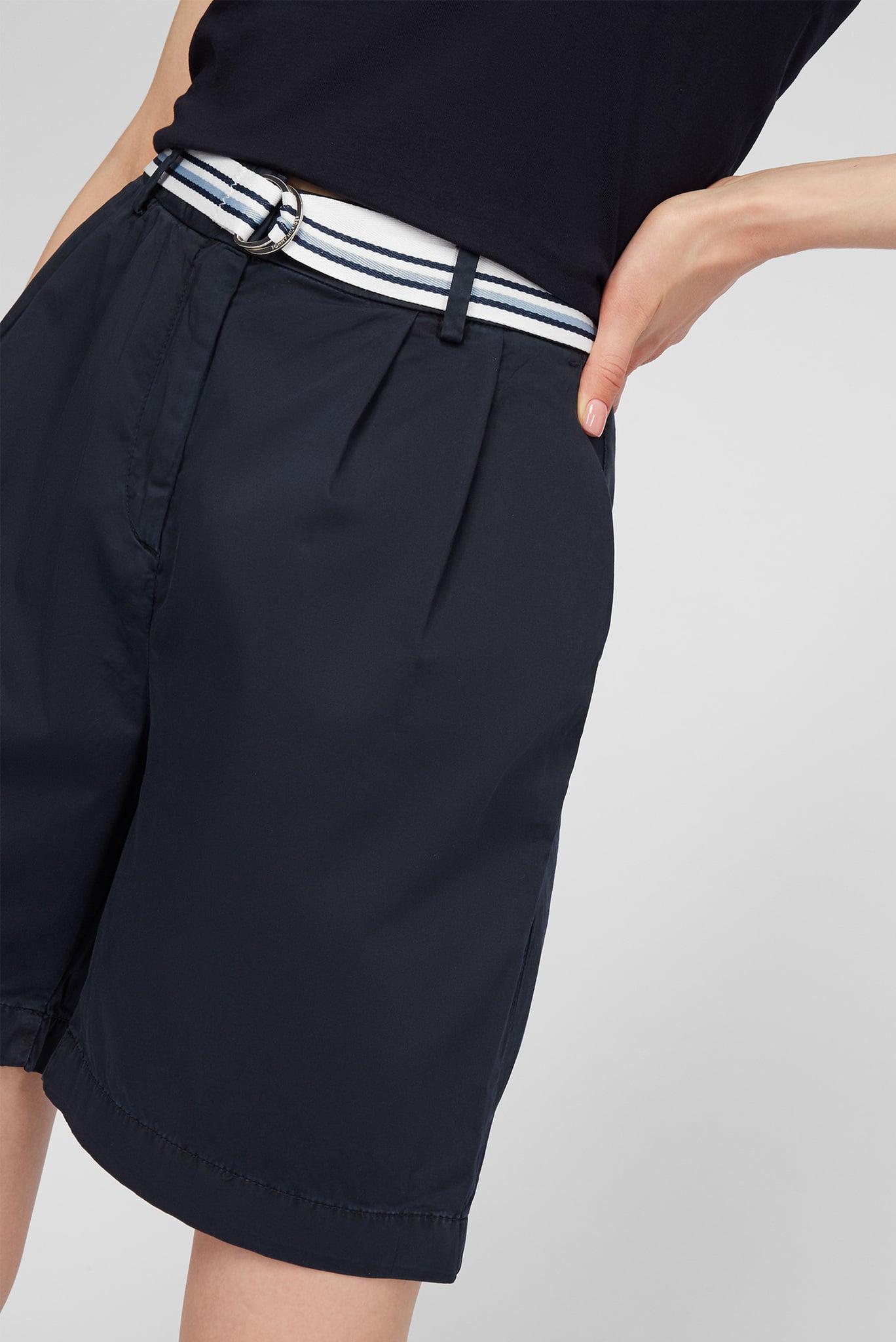 Женские синие шорты COTTON MODERN CHINO 5