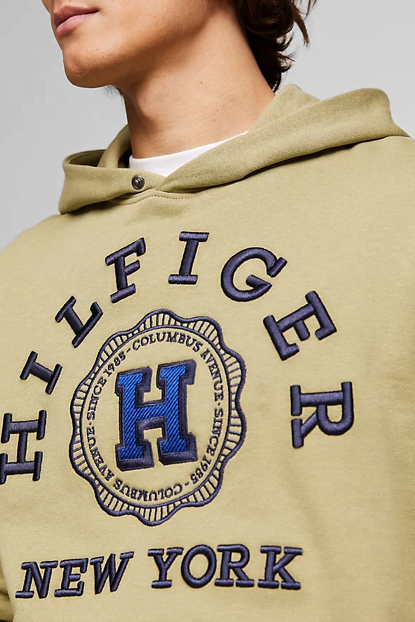 Худи HILFIGER COIN LINEN HOODY 3