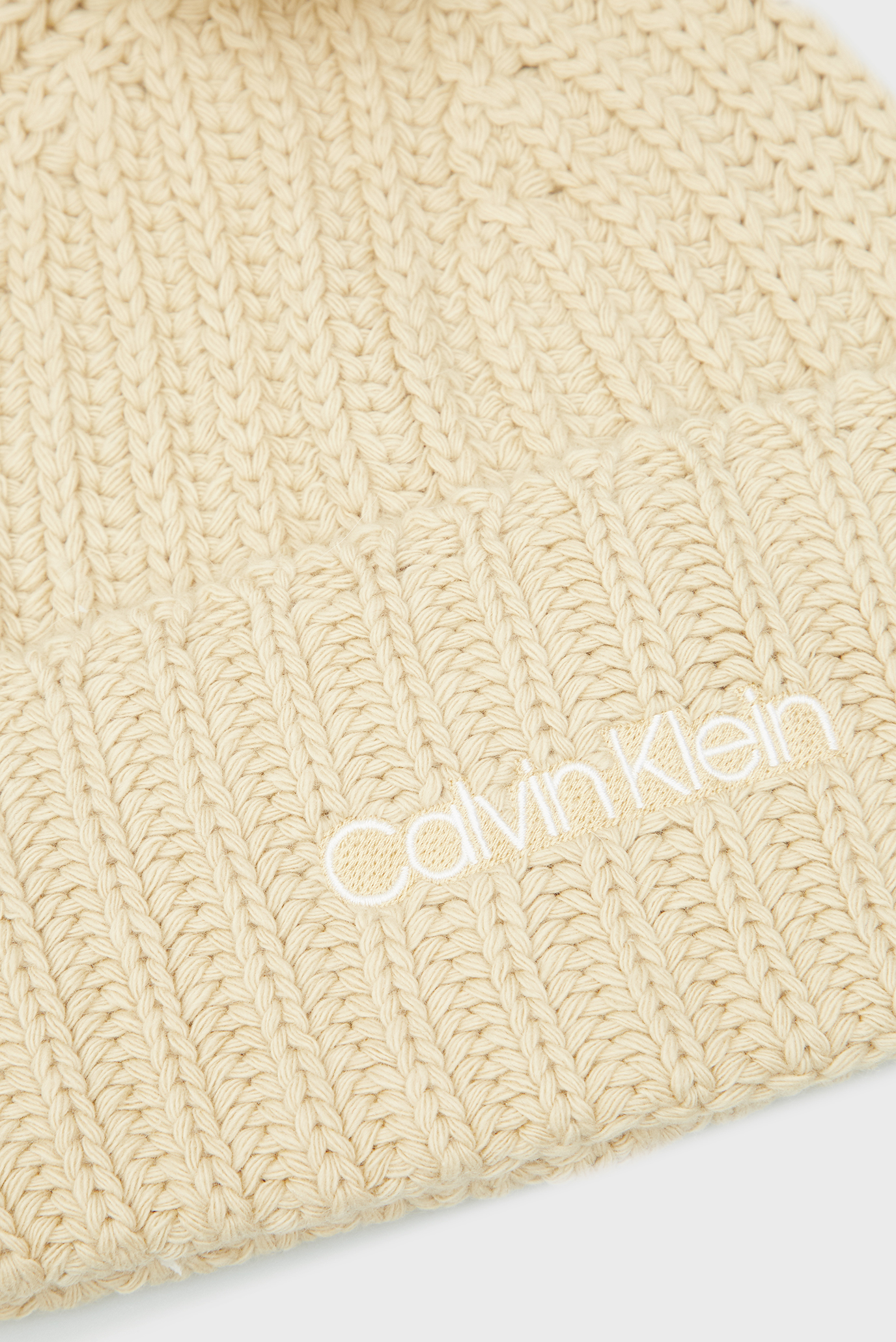 Шапка OVERSIZED KNIT BEANIE W  POMPOM 5