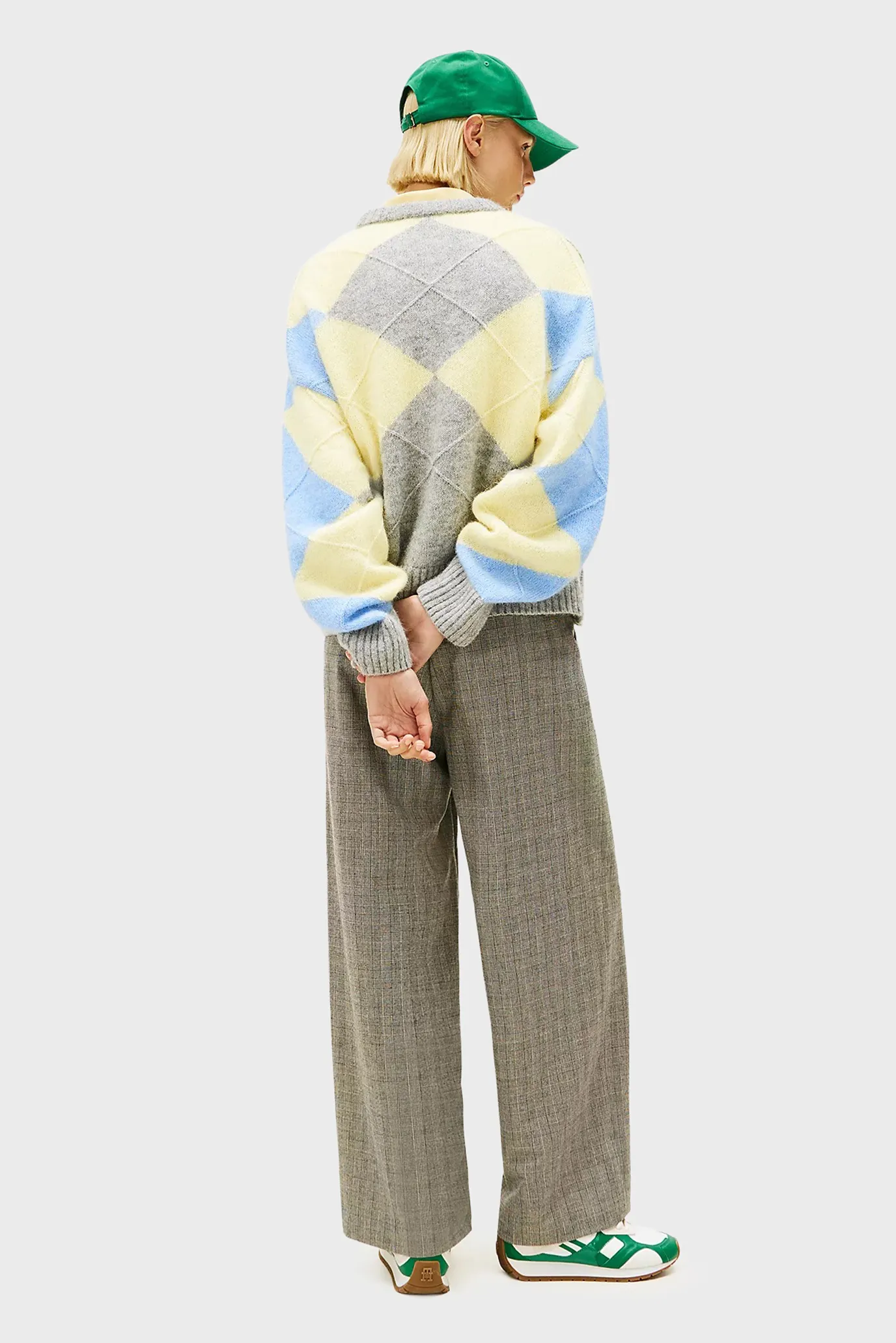 Свитер ALPACA BLEND ARGYLE C-NK LS SWT 4