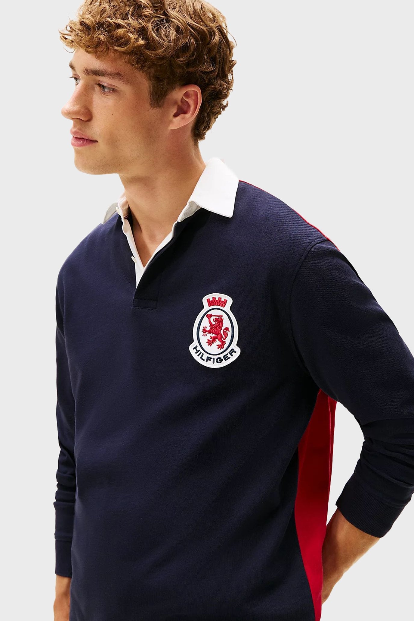 Поло с длинным рукавом LS RWB BLOCKING POLO 2