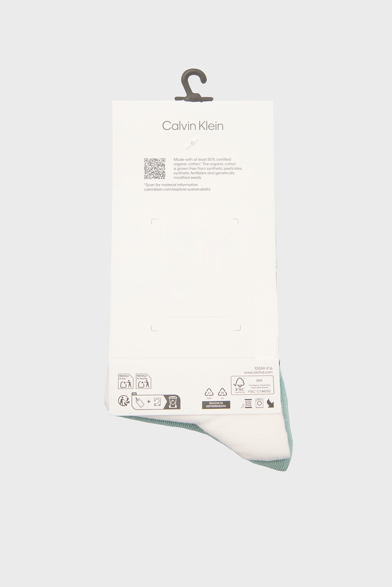 Носки CKJ WOMEN SOCK 2P MONOGRAMCalvin Klein Jeans Носки CKJ WOMEN SOCK 2P MONOGRAM 3