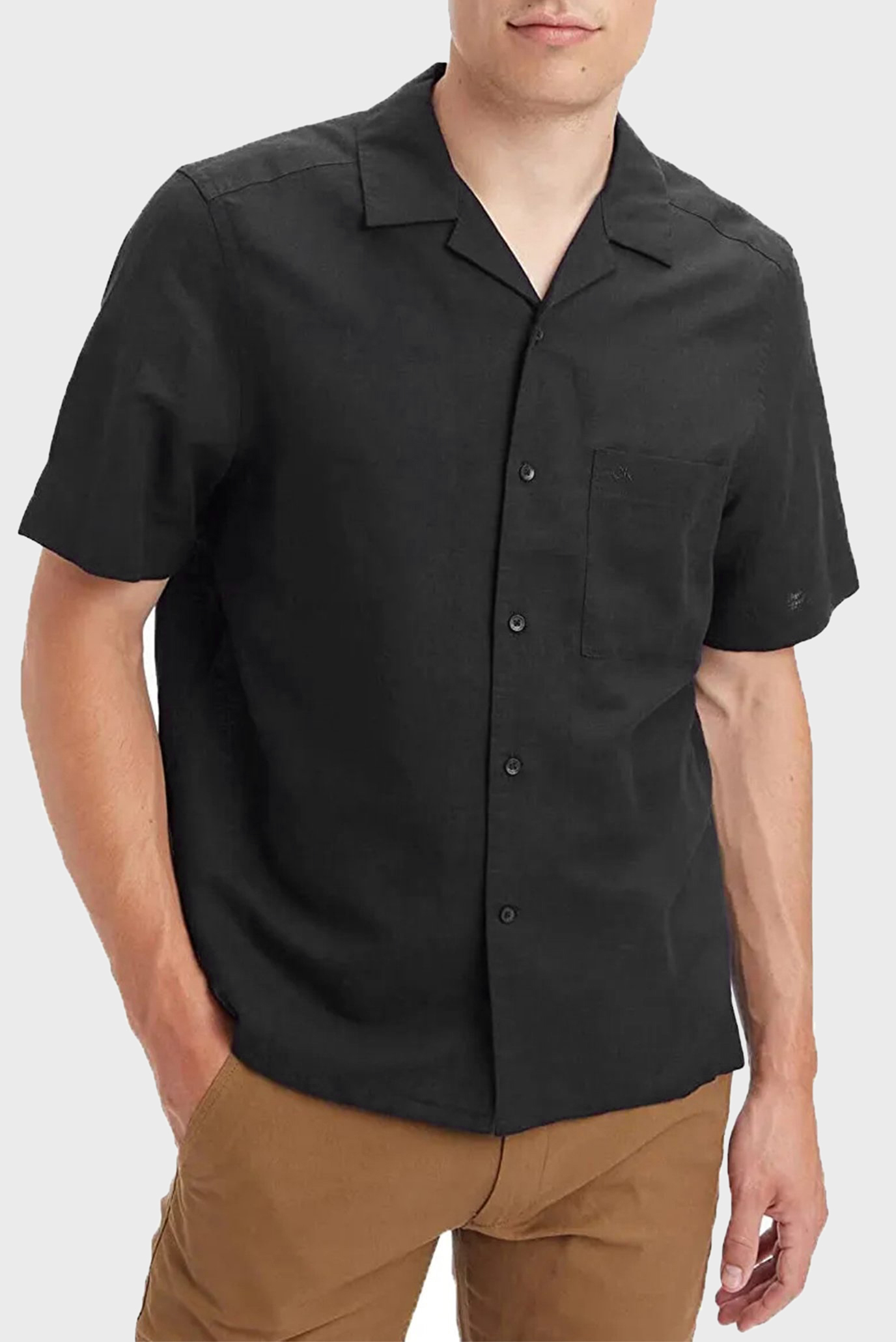 Рубашка с коротким рукавом LINEN COTTON CUBAN S S SHIRT 1