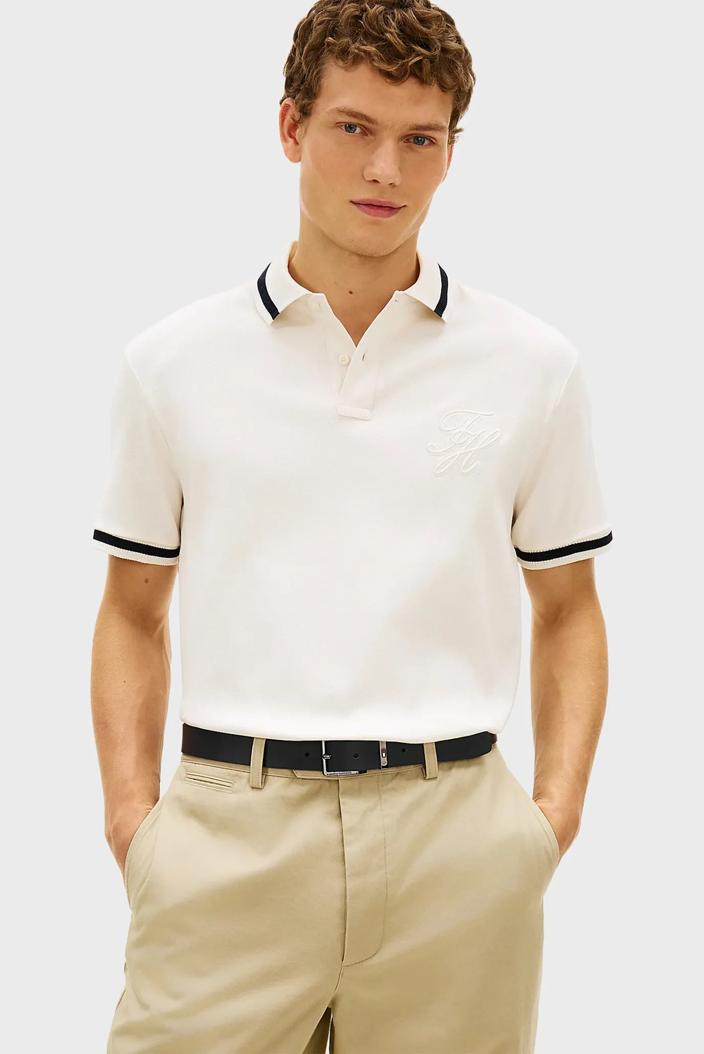 Поло TH SCRIPT CLASSIC FIT 1