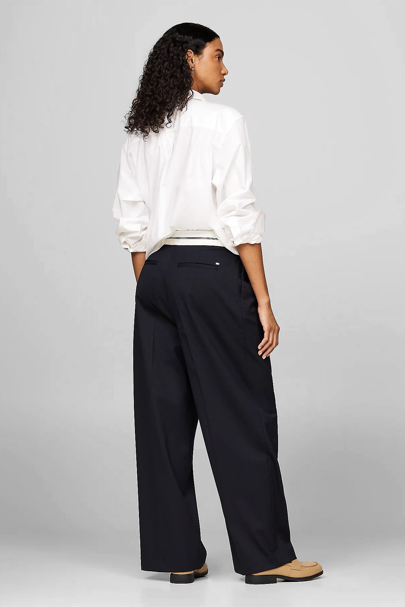 Женские темно-синие брюки RWB PREP WIDE LEG CROSSED 3